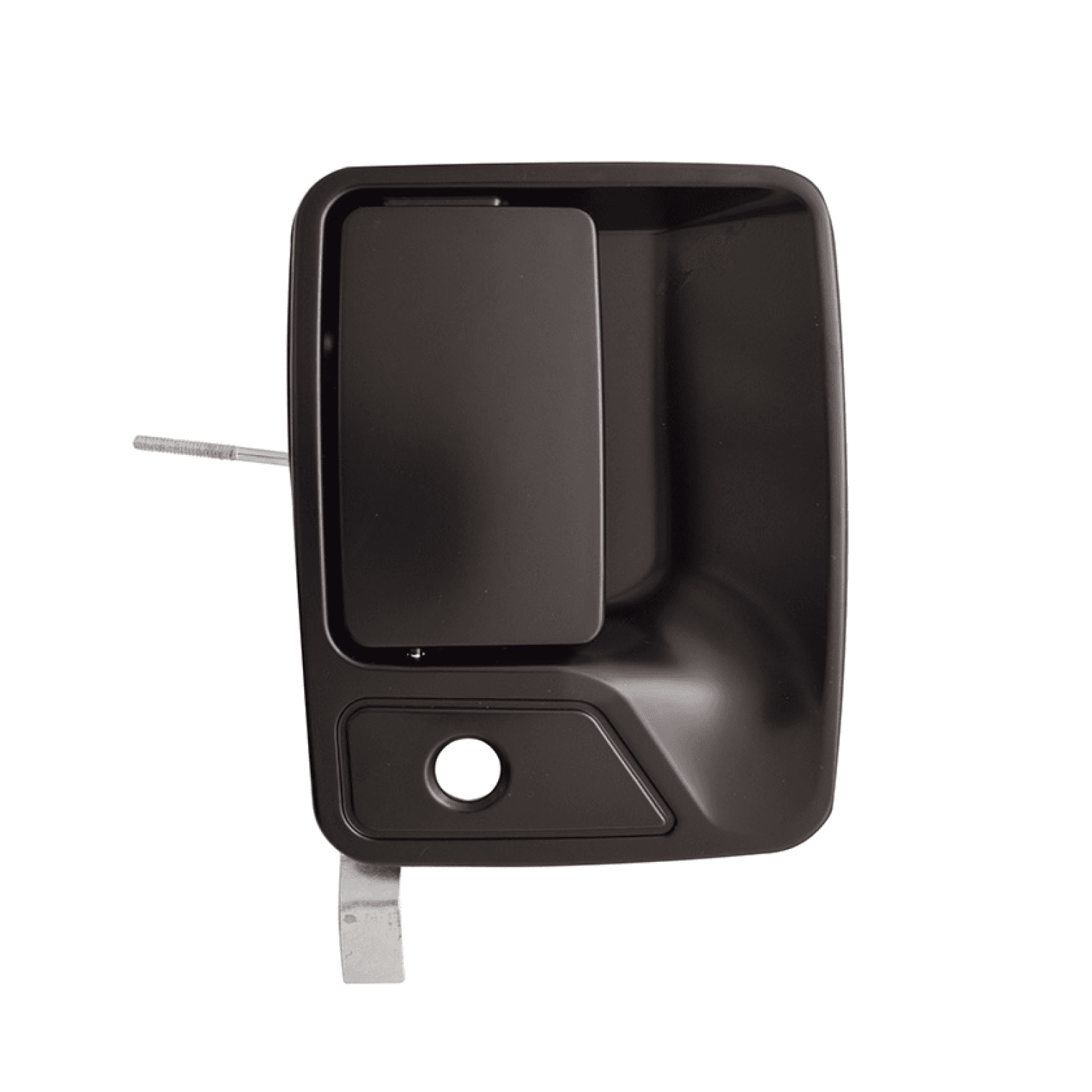 Manija Exterior Ford Super Duty F-250/F-350/F-450/F-550 1999-2016 Con Hoyo Para Llave Lisa Para Pintar Negra Plastico Derecha Delantera Hushan