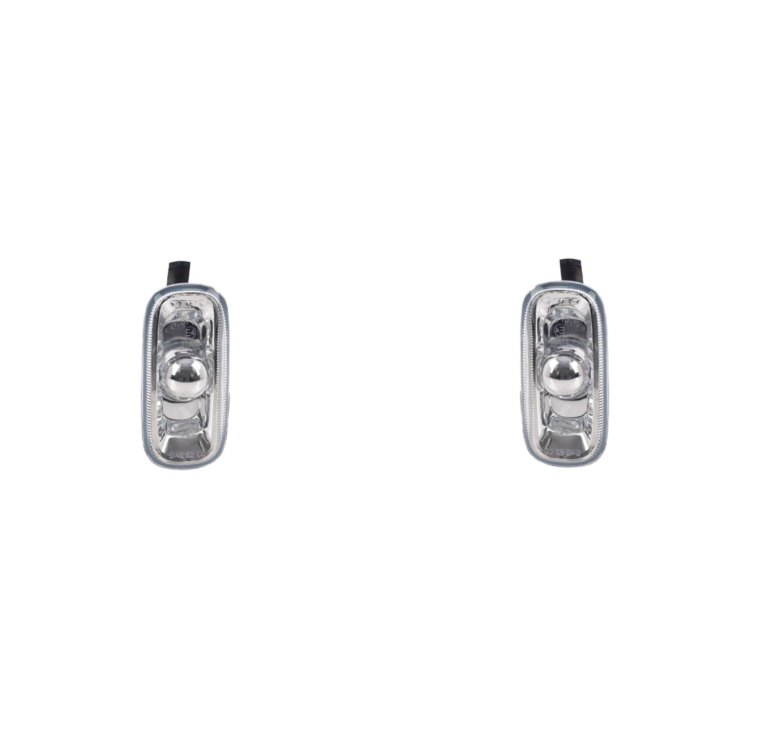 Par Cuartos Lateral Audi A6 Blanco 2006-2008 Depo