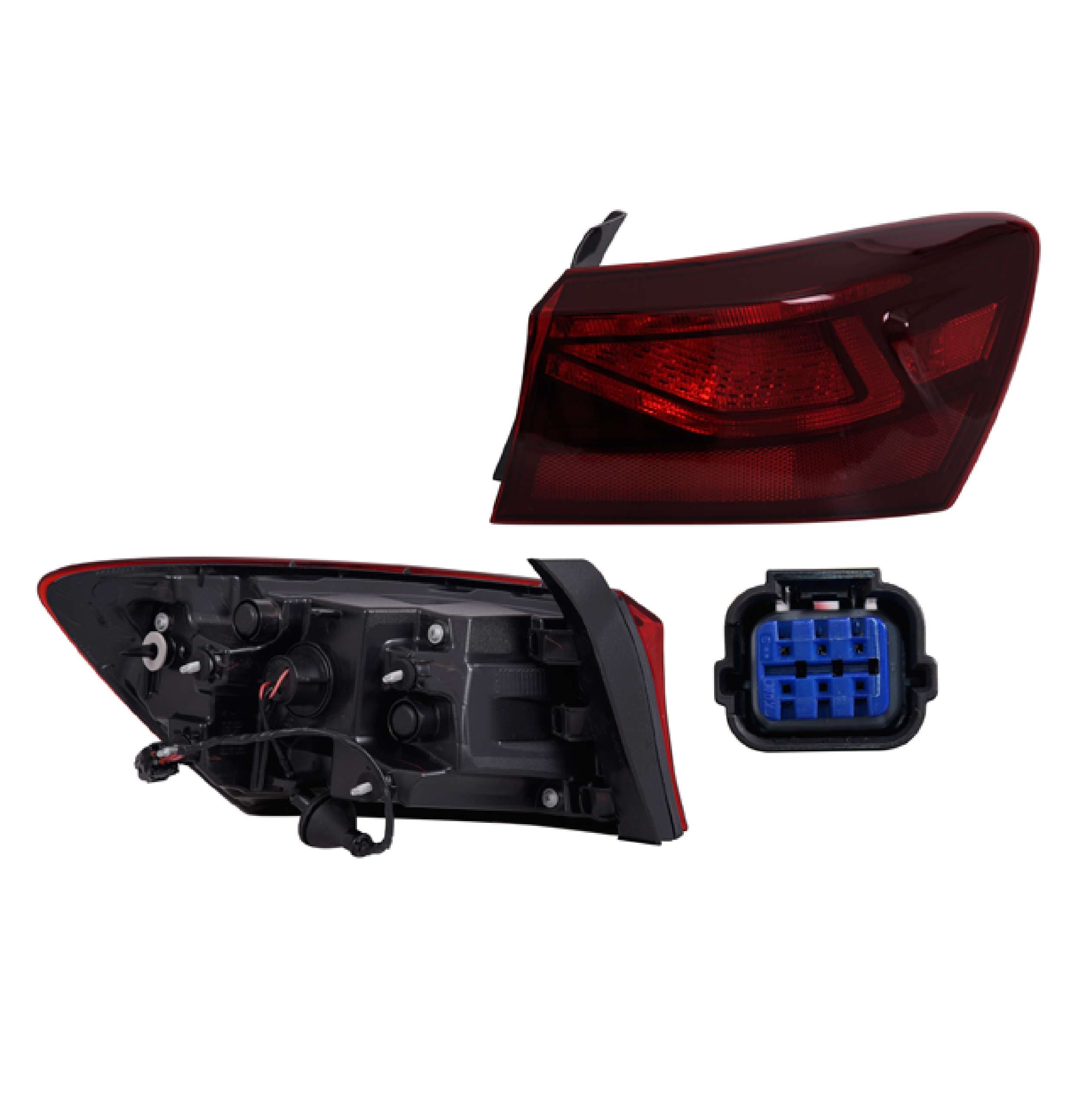 Calavera Exterior P/Kia Forte Fe Usa / P/Kia Forte Lxs Usa 2019-2021 Depo Derecha
