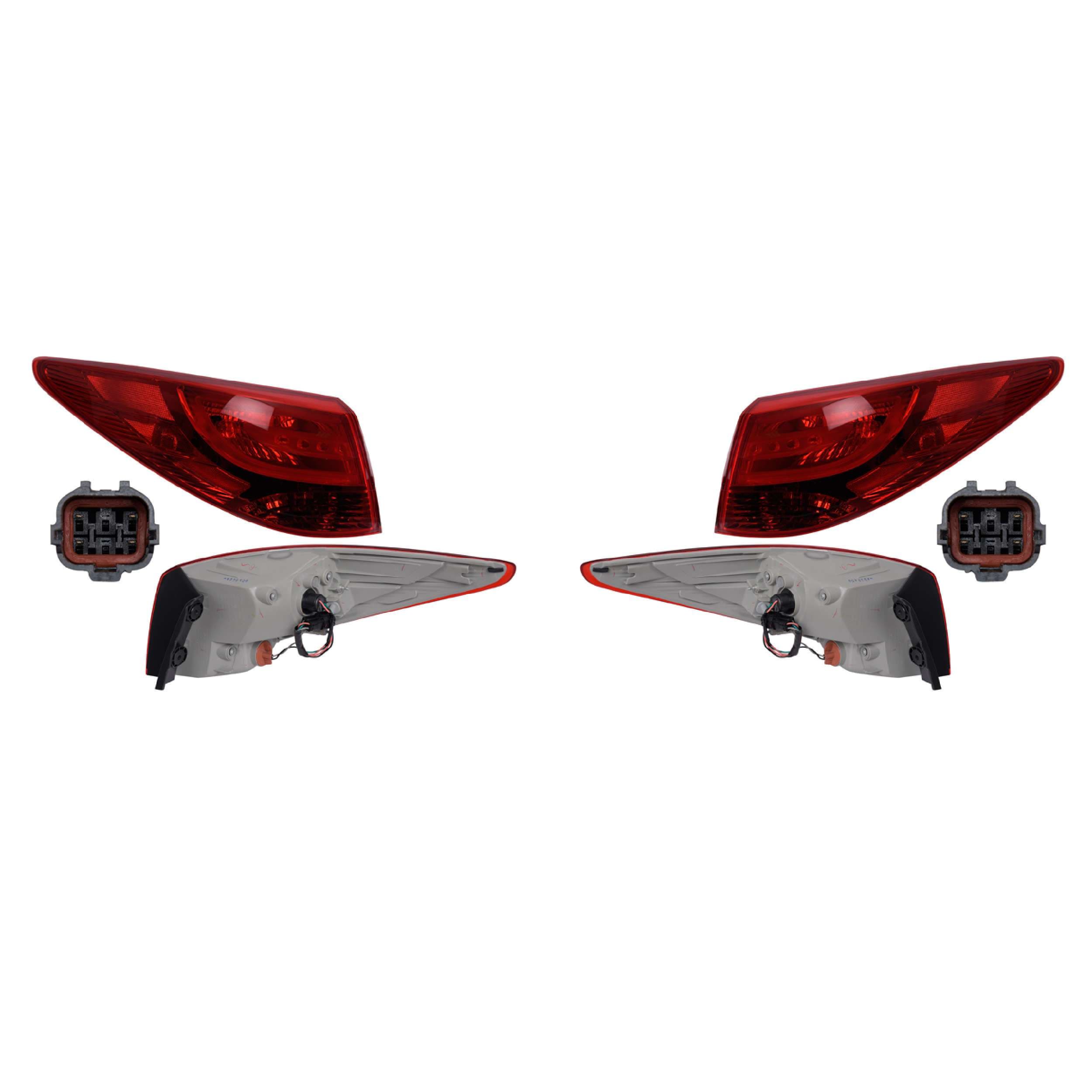 Par Calaveras Exteriores Para Hyundai Tucson 2010-2013 Depo