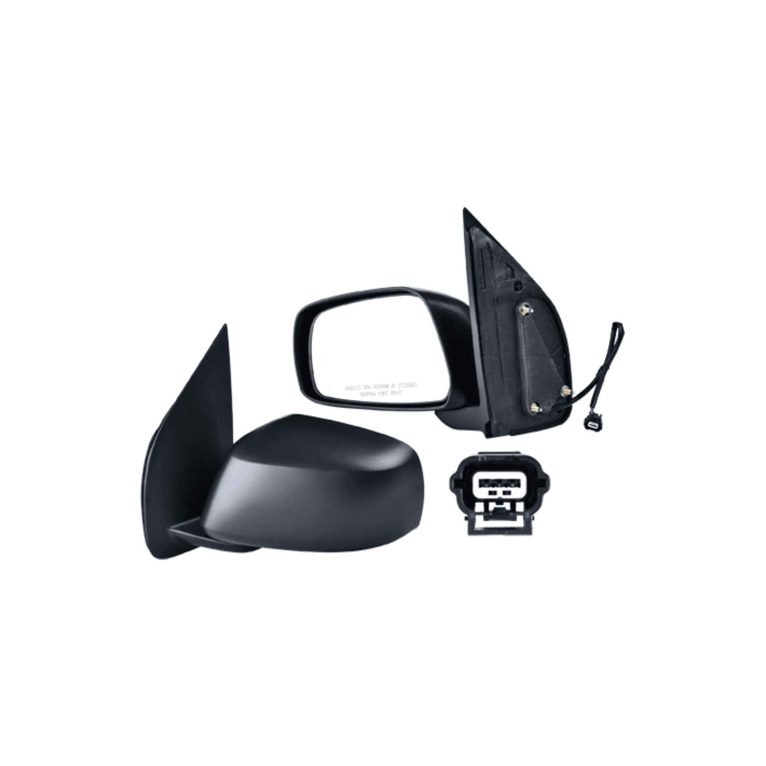 Espejo Izquierdo Negro 3 Pines Nissan Pathfinder 2005-2012 / Nissan Xterra 2005-2010 / Nissan Frontier 2009-2012