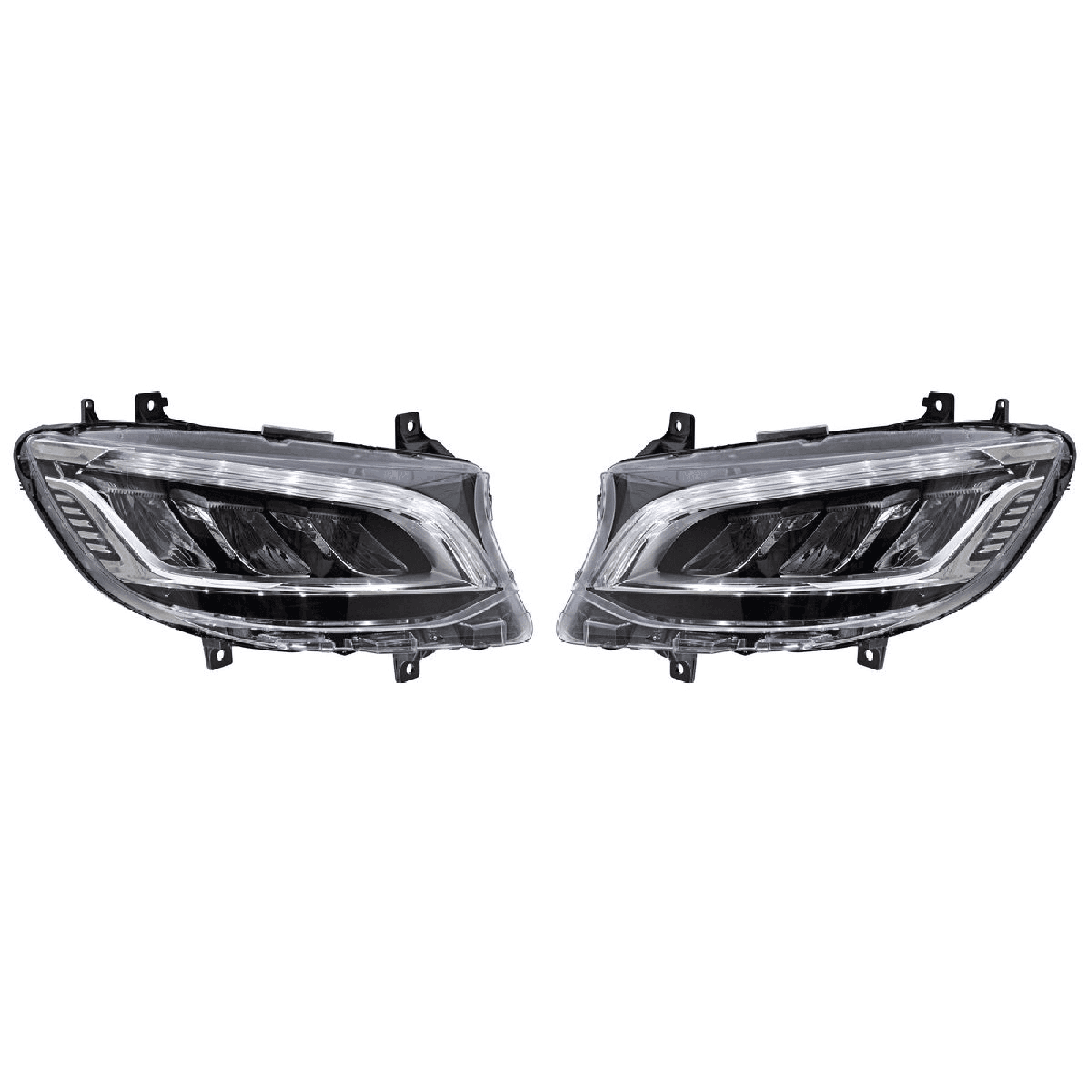 Par Faros Mercedes benz Sprinter 2019-2021 Leds Electrico Con Motor