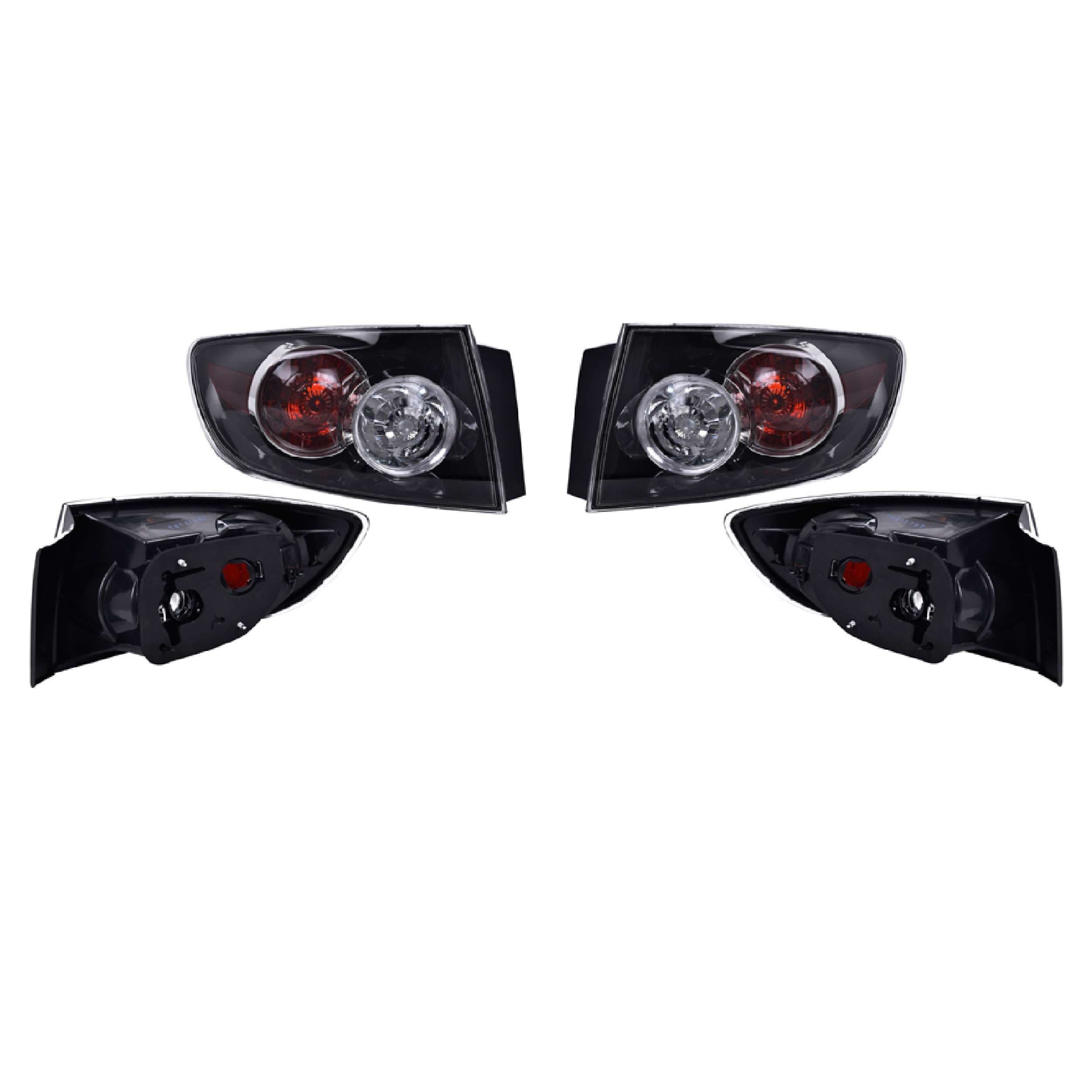 Par Calaveras Exteriores Sin Foco Mazda 3 Sedan 2007-2009 Depo