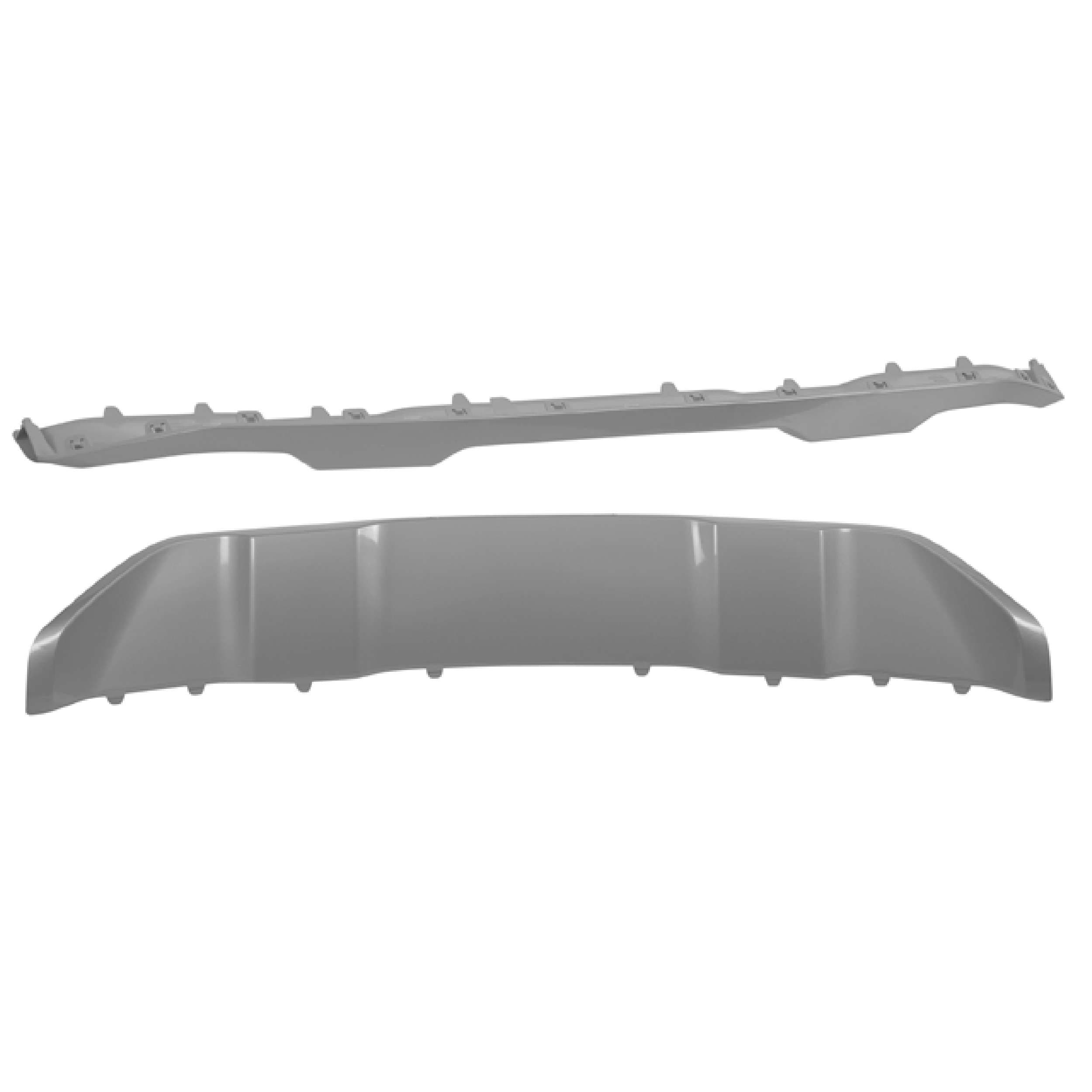 Moldura Defensa Trasera Gris P/Kia Seltos 1.4 / Seltos 1.6 2021-2023