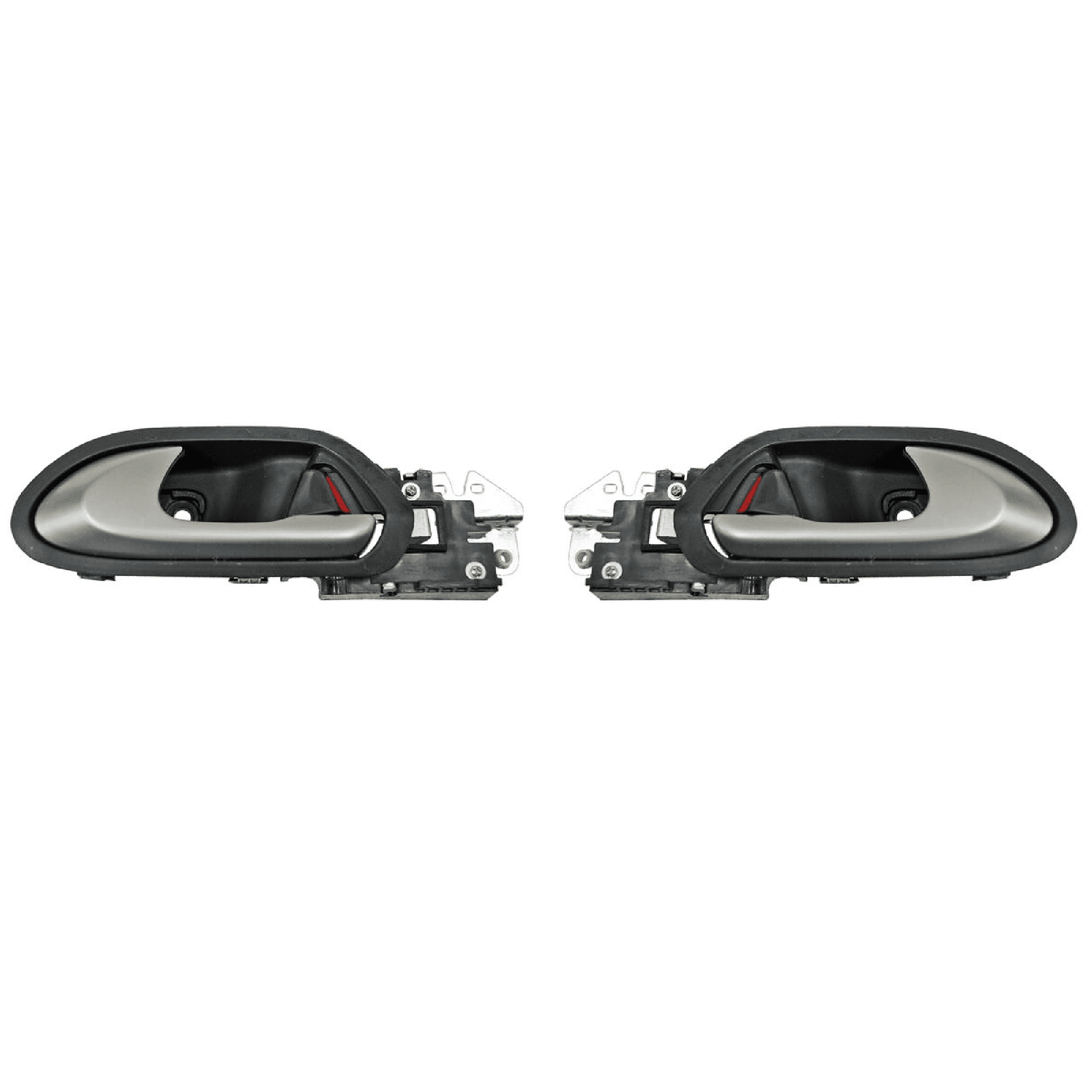 Par Manijas Interiores Honda Civic 2006-2011 Negra/ Plata Delantera Plastico