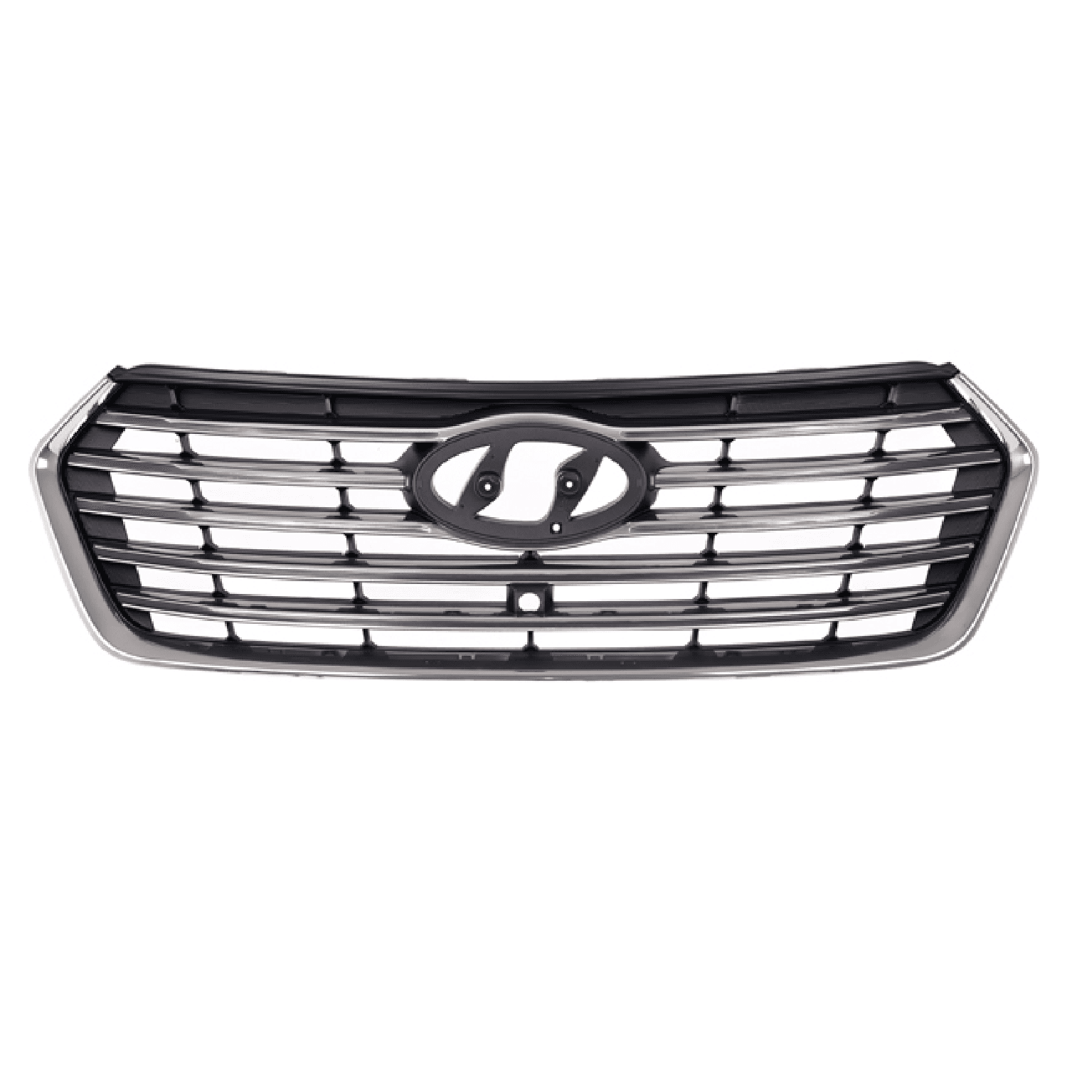 Parrilla Para Camara Moldura Cromada P/Hyundai Santa Fe 2018