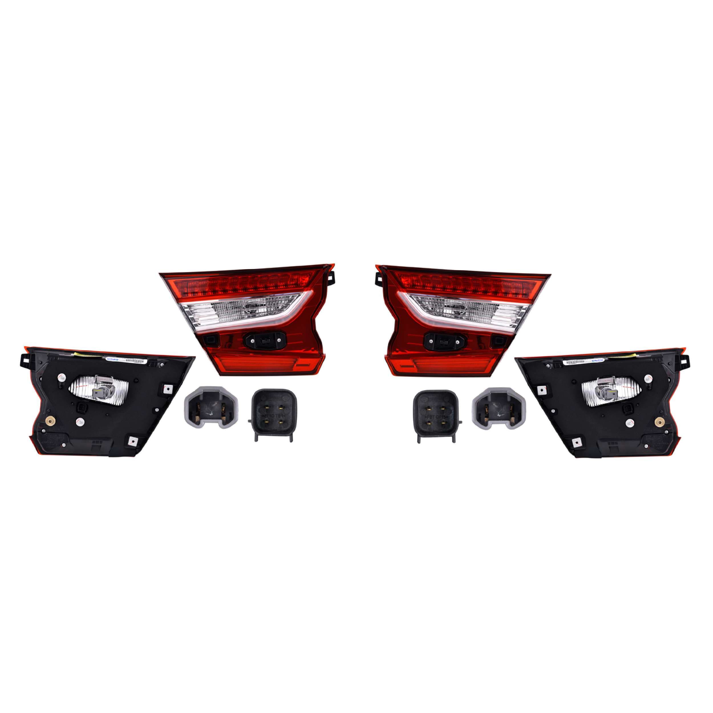 Par Calaveras Interiores Leds Honda Accord Ex Sedan / Honda Accord Exl Sedan 2018-2022 Depo