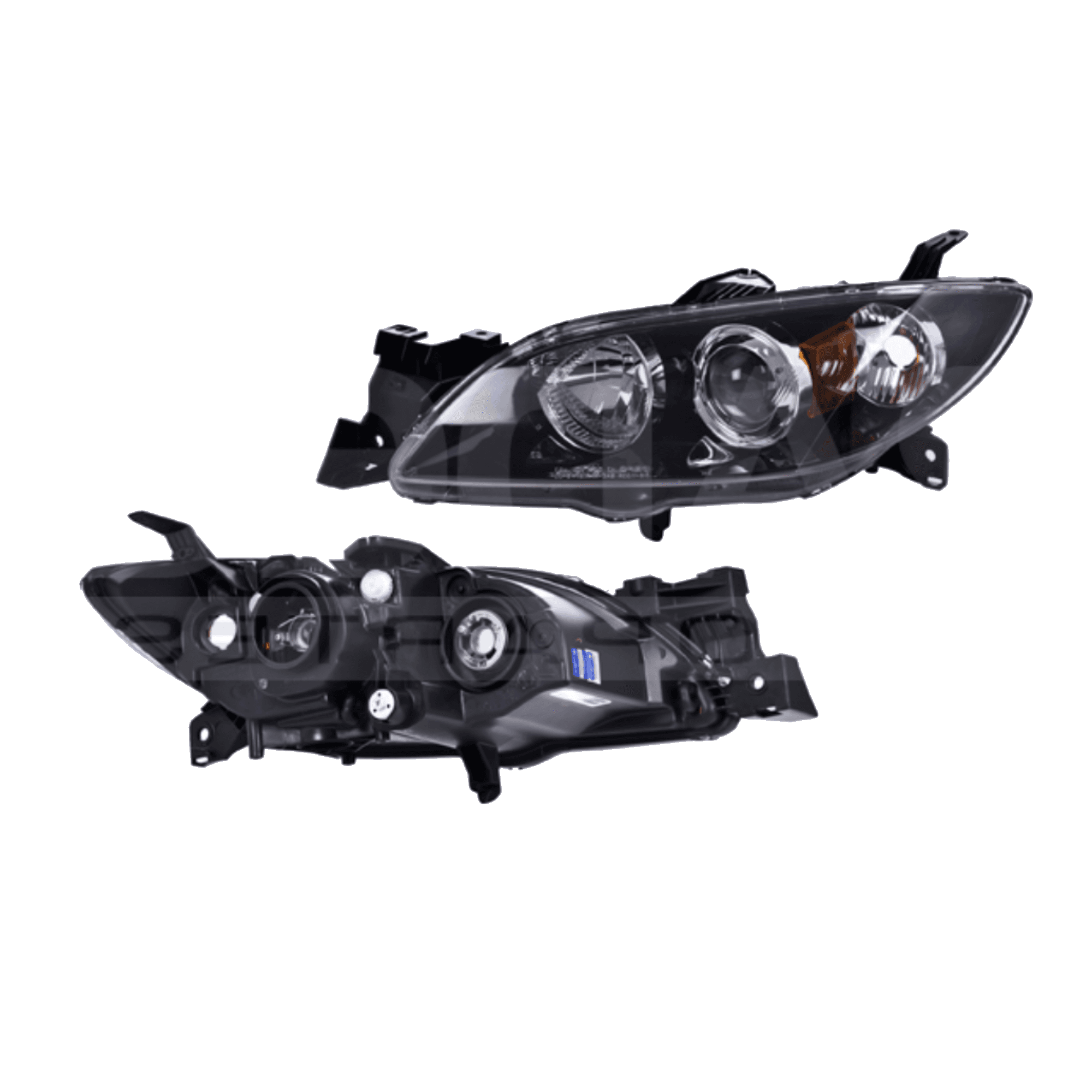 Faro Izquierdo Mazda 3 2004-2009 4 Puertas Para Foco Halogeno Depo