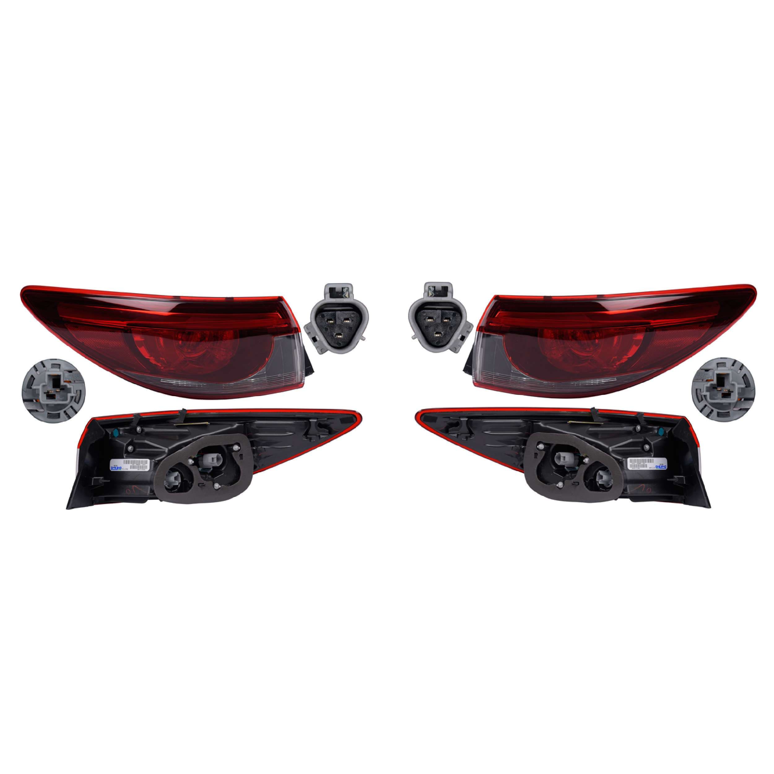Par Calaveras Exteriores Leds Mazda 6 G.Touring Plus 2017-2018 Depo