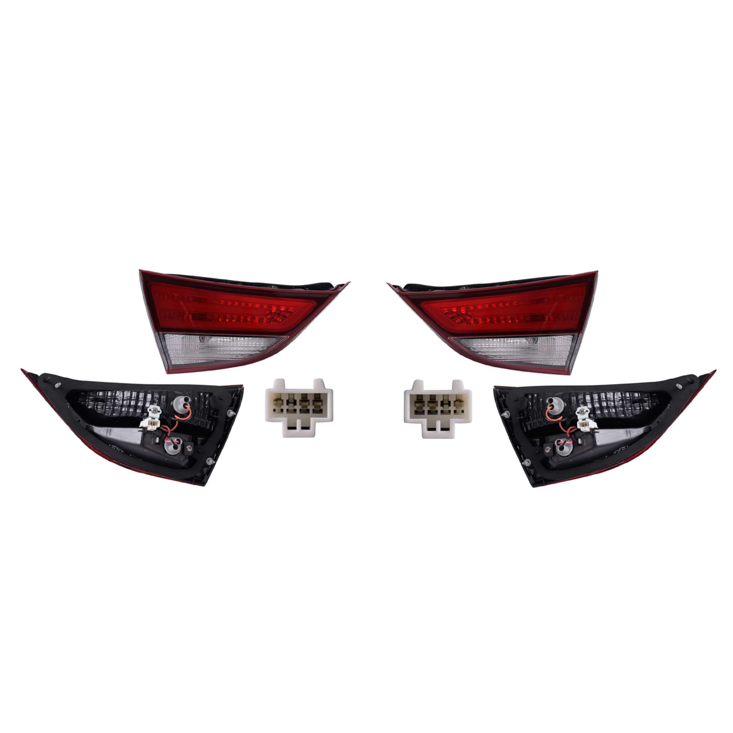Par Calaveras Interiores Para Hyundai Elantra Usa 2015-2016 Depo