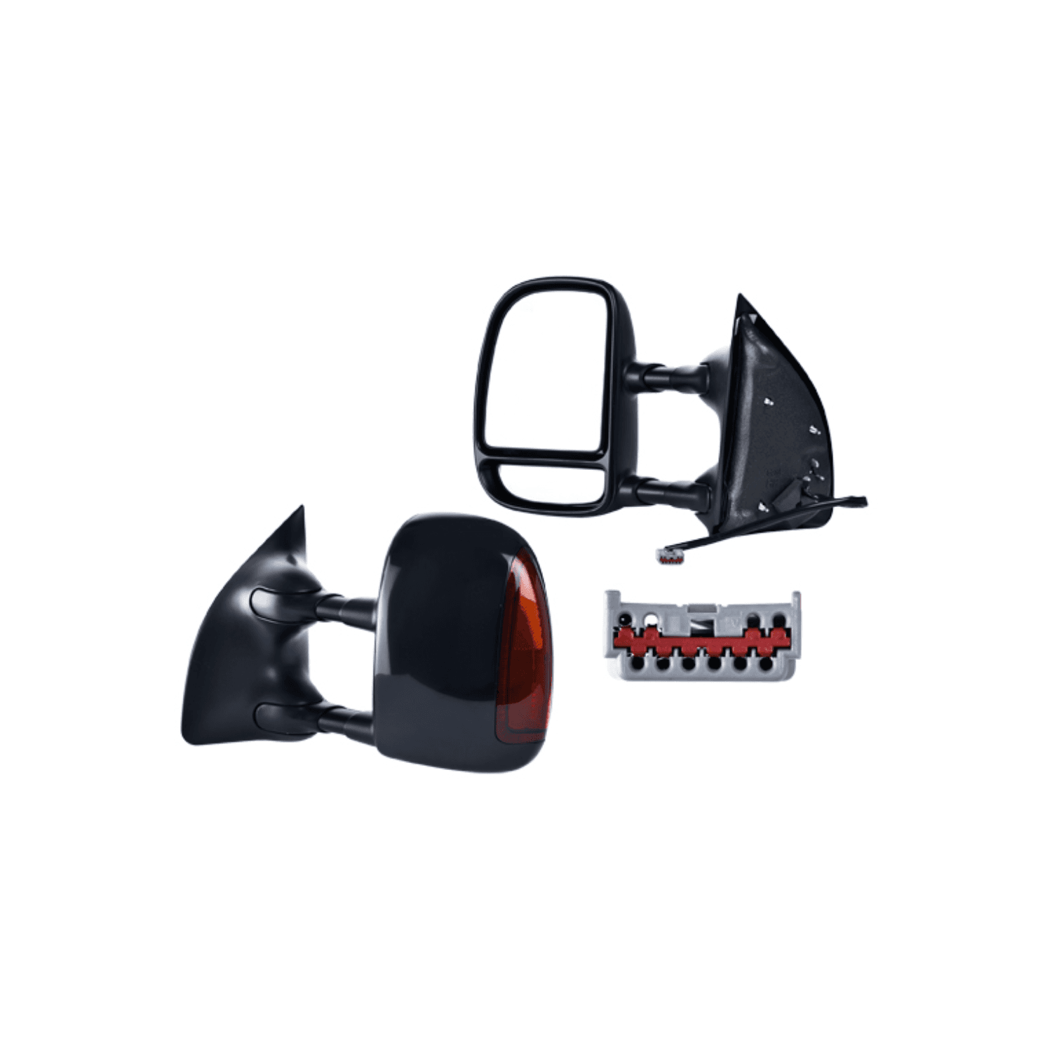 Espejo Izquierdo Corrugado Ford F-350 5.4 4P 1999-2007 / Ford F-350 6.0 4P 1999-2007 / Ford F-350 6.8 4P 1999-2007 / Ford Super Duty 1999-2007 / Ford Excursion 2003-2005