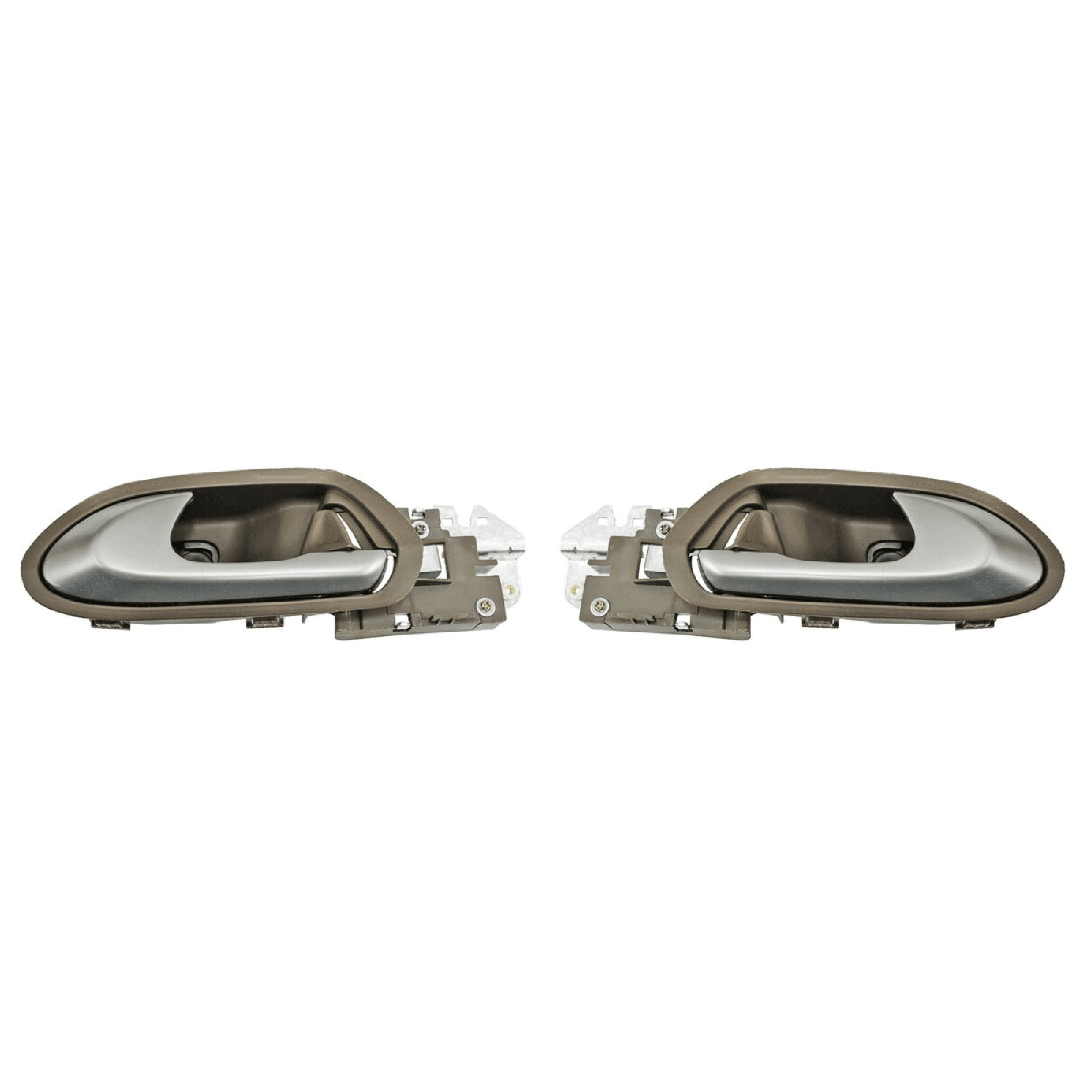 Par Manijas Interiores Honda Civic 2006-2011 Cafe/ Plata Trasera Plastico