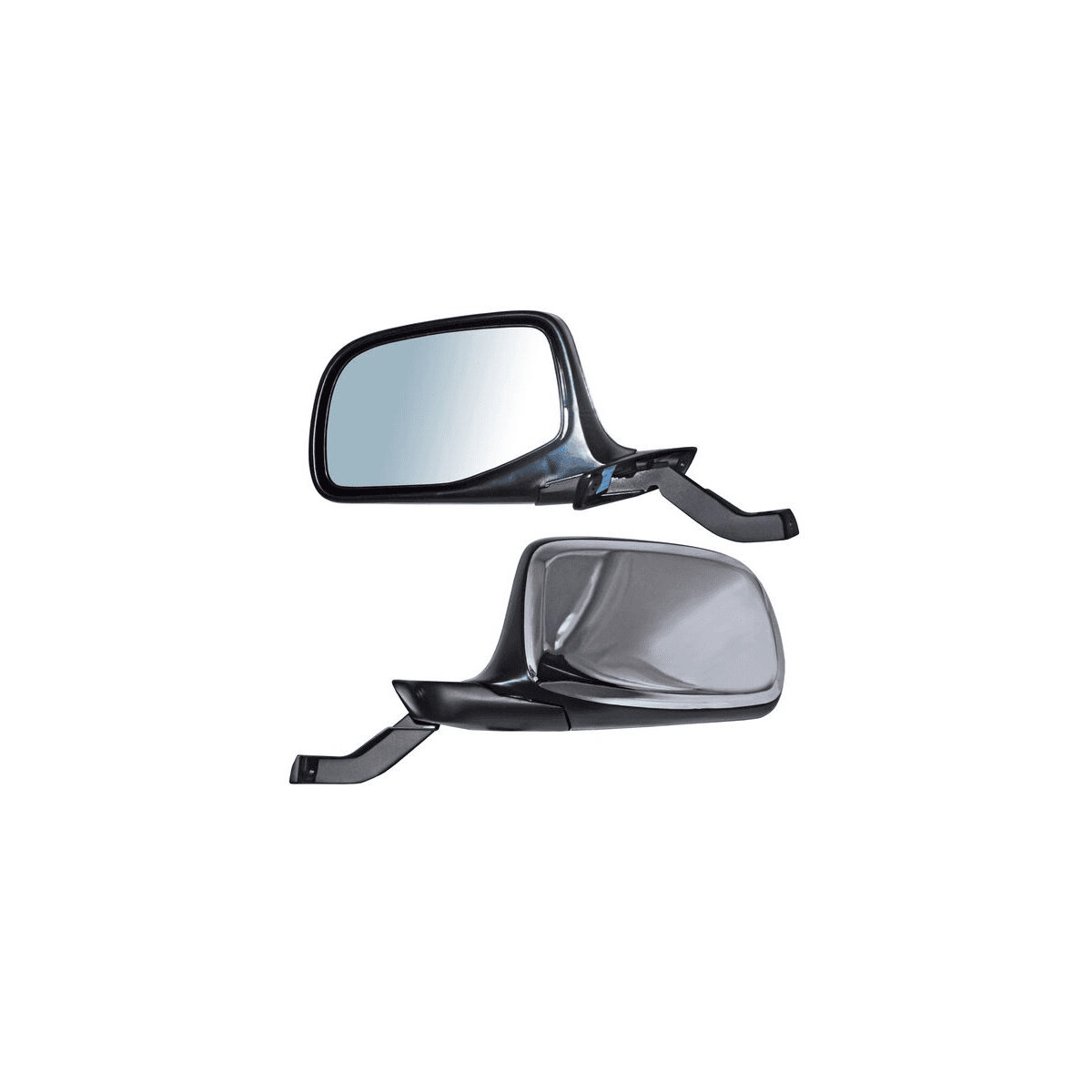 Espejo Ford F150/ F250/ F350/Lightning/ Base/ Xl/ Eddie Bauer/ Xlt 1992-1996 Sin Control Cromo Izquierdo