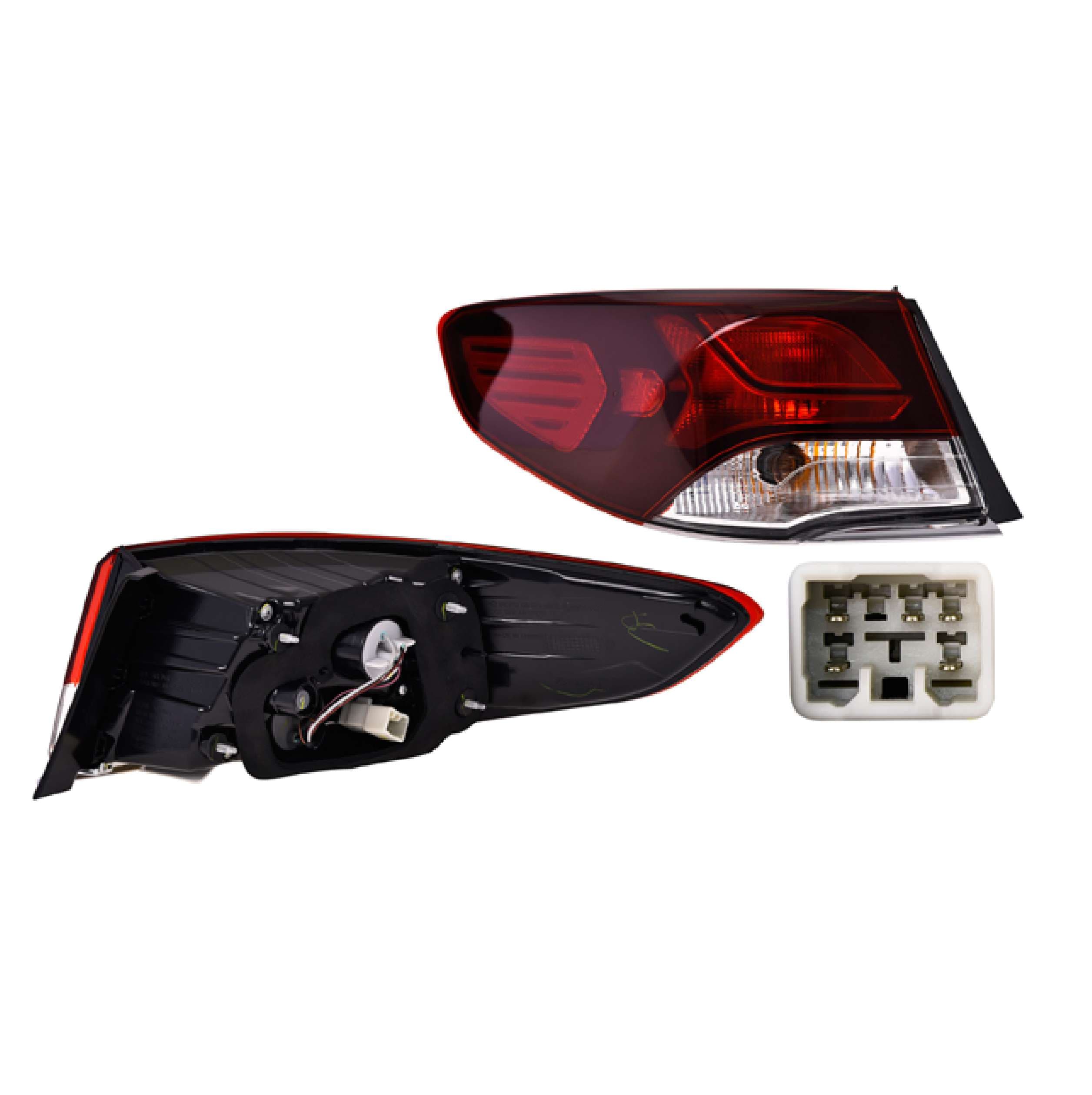 Calavera Exterior P/Hyundai Sonata Se / P/Hyundai Sonata Sport 2018-2019 Depo Izquierda