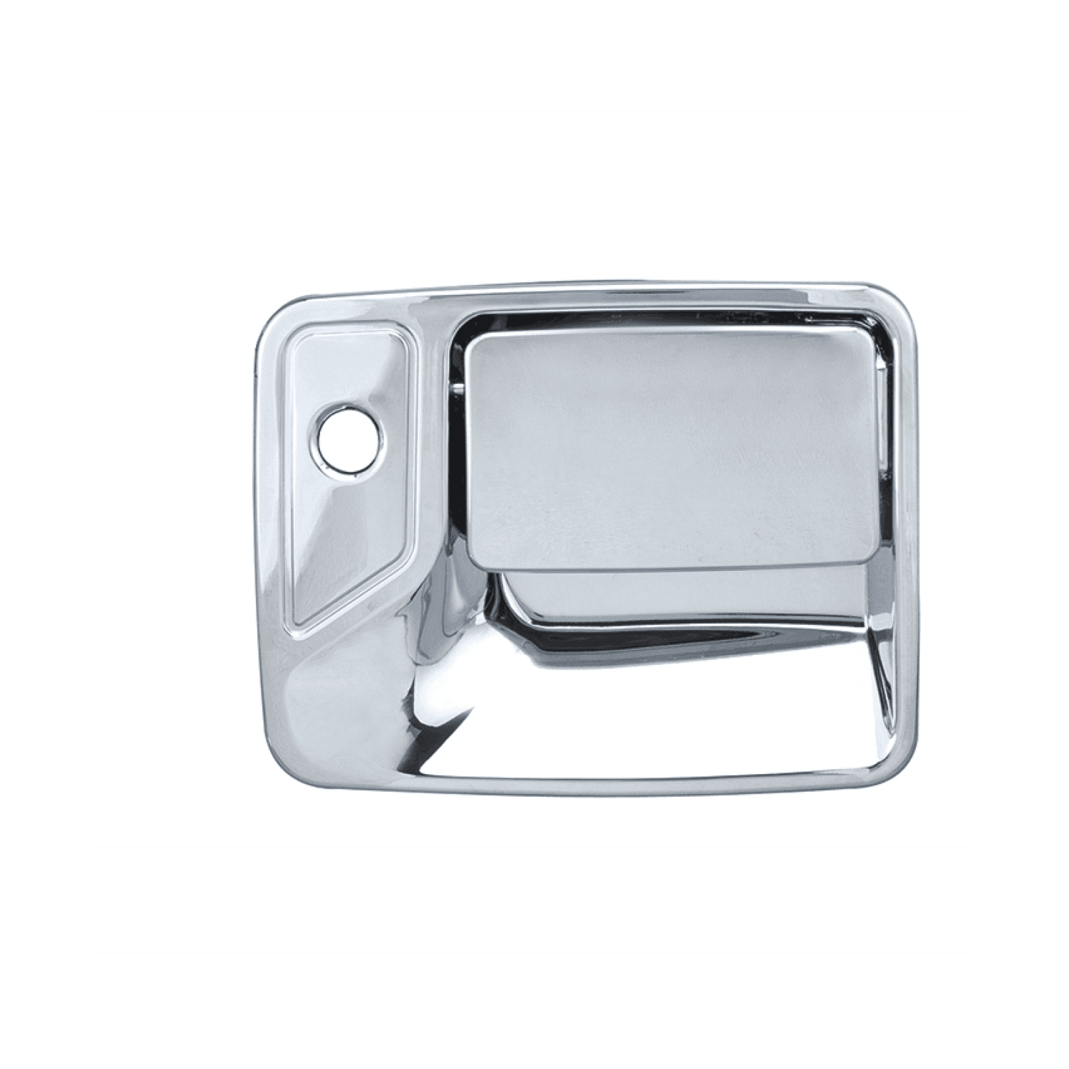 Manija Exterior Ford Super Duty F-250/F-350/F-450/F-550 1999-2016 Con Hoyo Para Llave Cromada Plastico Derecha Delantera Hushan