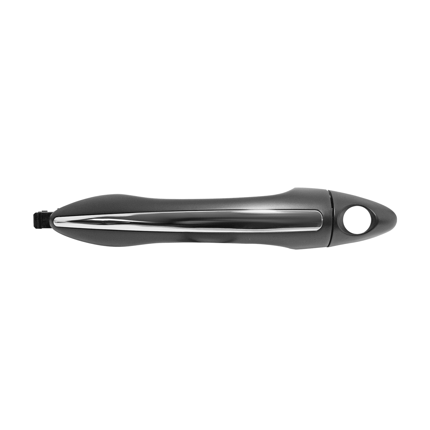 Manija Exterior Kia Forte 2014-2018 Con Hoyo Para Llave Lisa Para Pintar Negra/Cromo Plastico Izquierdo Delantera Hushan
