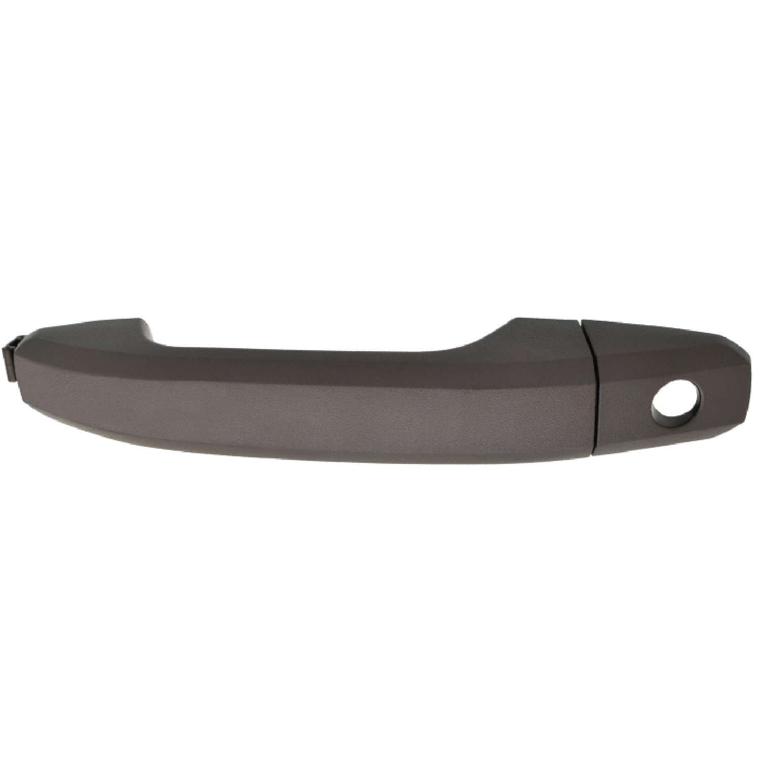 Manija Exterior Chevrolet Silverado 2014-2018 Con Hoyo Para Llave Corrugada Negra Plastico Izquierdo Delantera Hushan