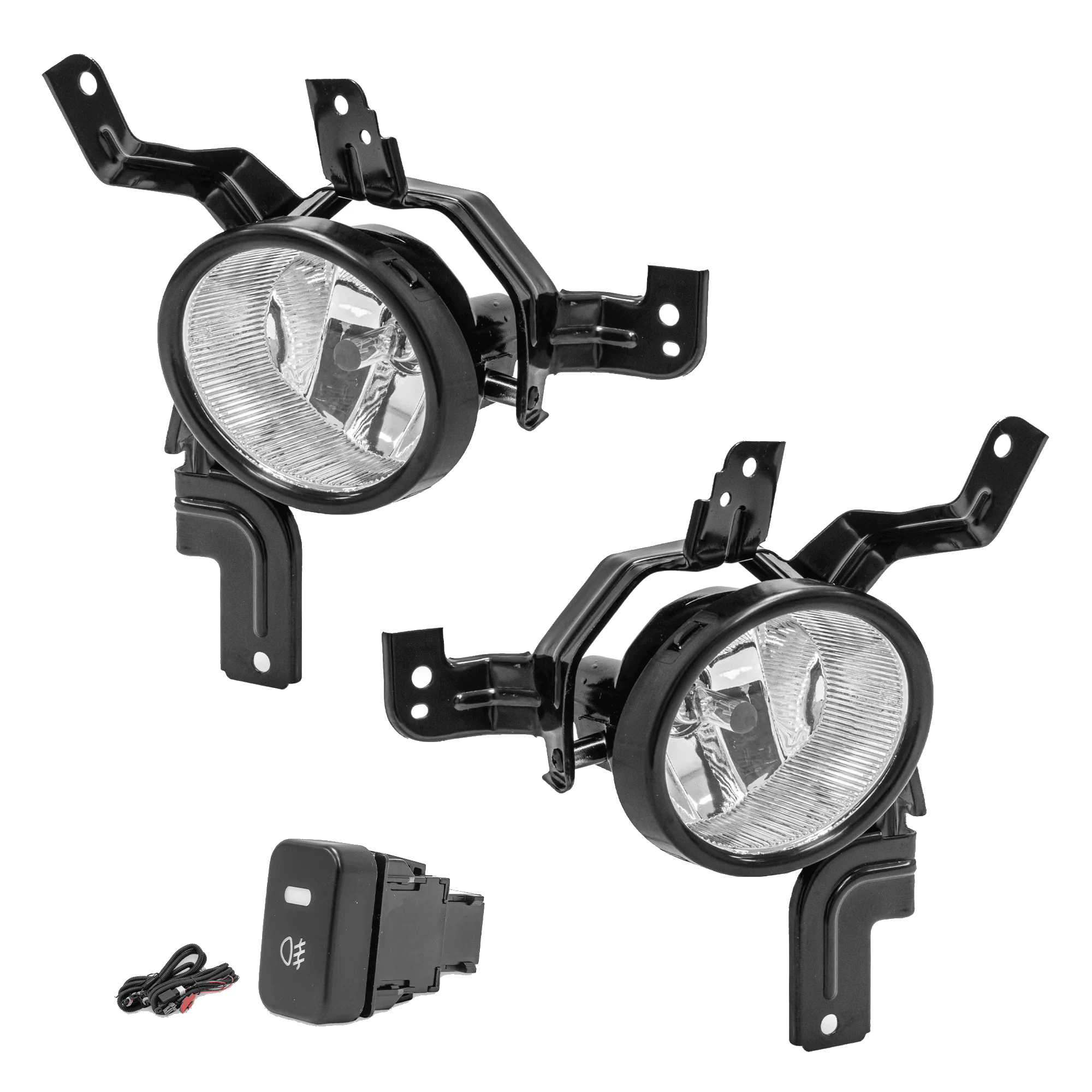 Kit faros niebla Honda CR-V 2007-2009 con arnes switch oem y focos