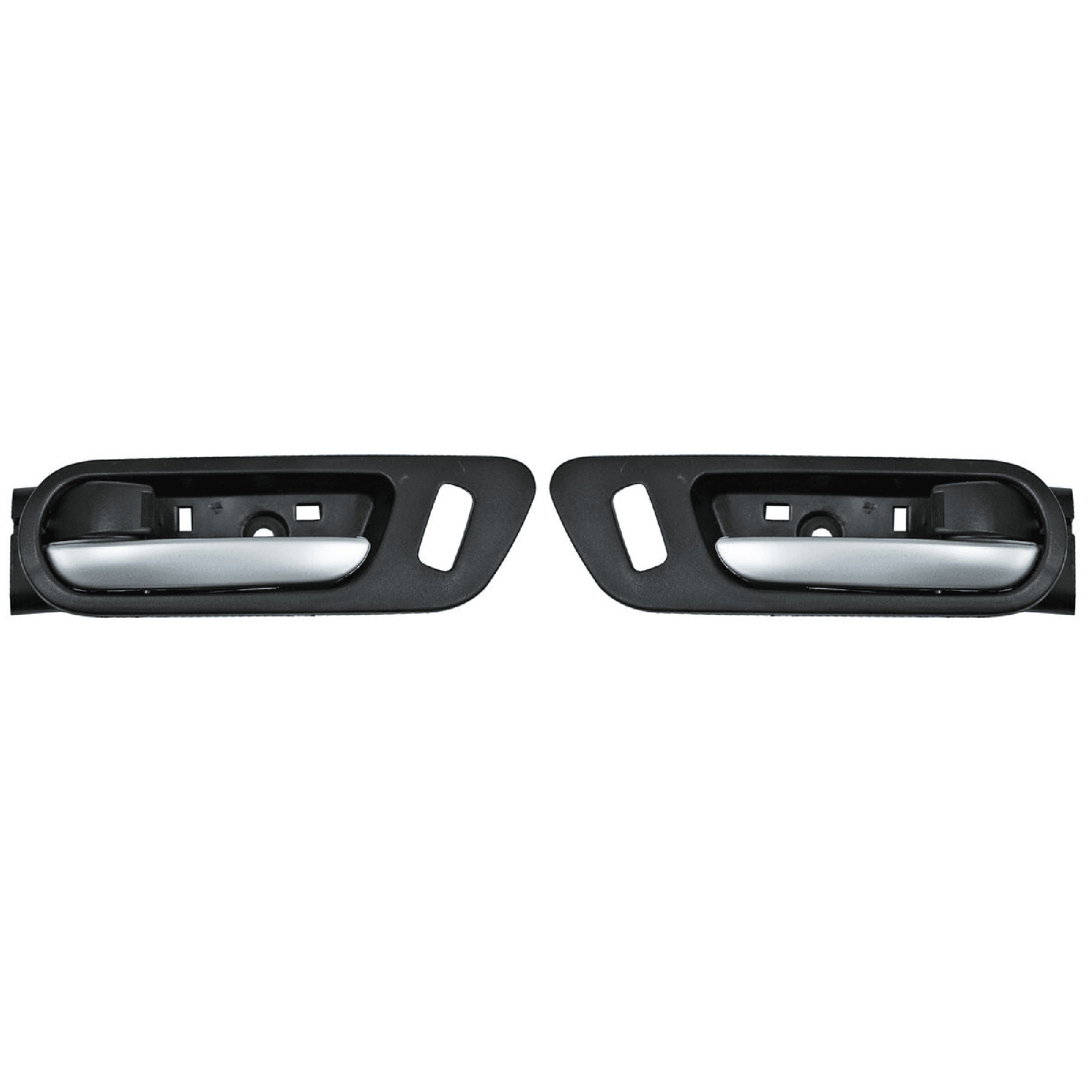 Par Manijas Interiores Mazda Cx9 2007-2015 Plastico Negra/ Plata Delantera