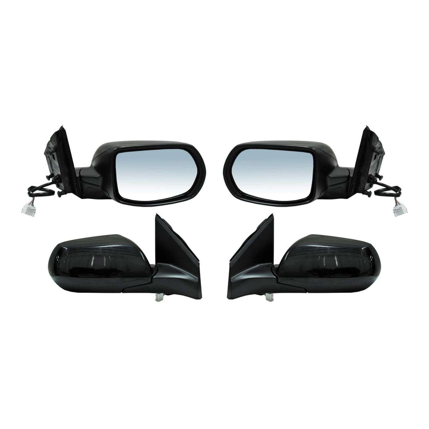 Par Espejos Honda Crv 2012-2014 Electrico Para Pintar Con Desempañante 5 Pines