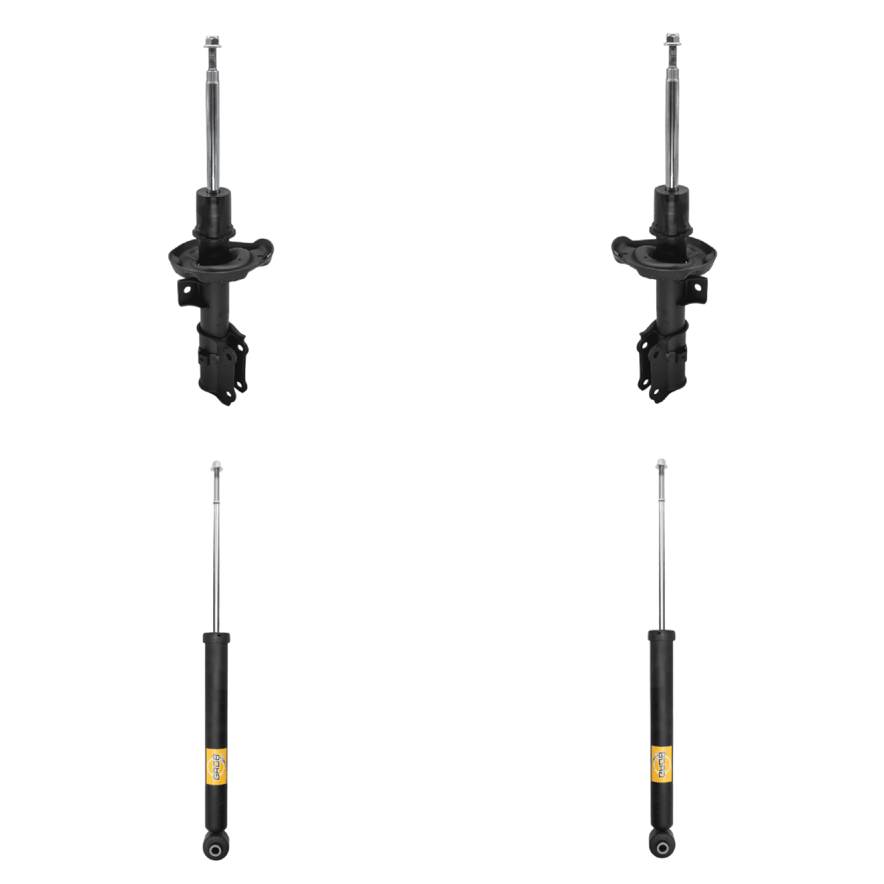 Kit 4 Amortiguadores P/Hyundai Accent Gas 2018 2019 Grb