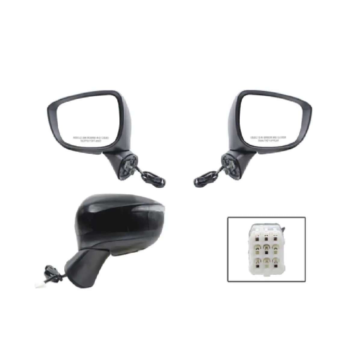 Par Espejos Mazda 3 Sedan 2014-2015-2016 C/Detector Tpo