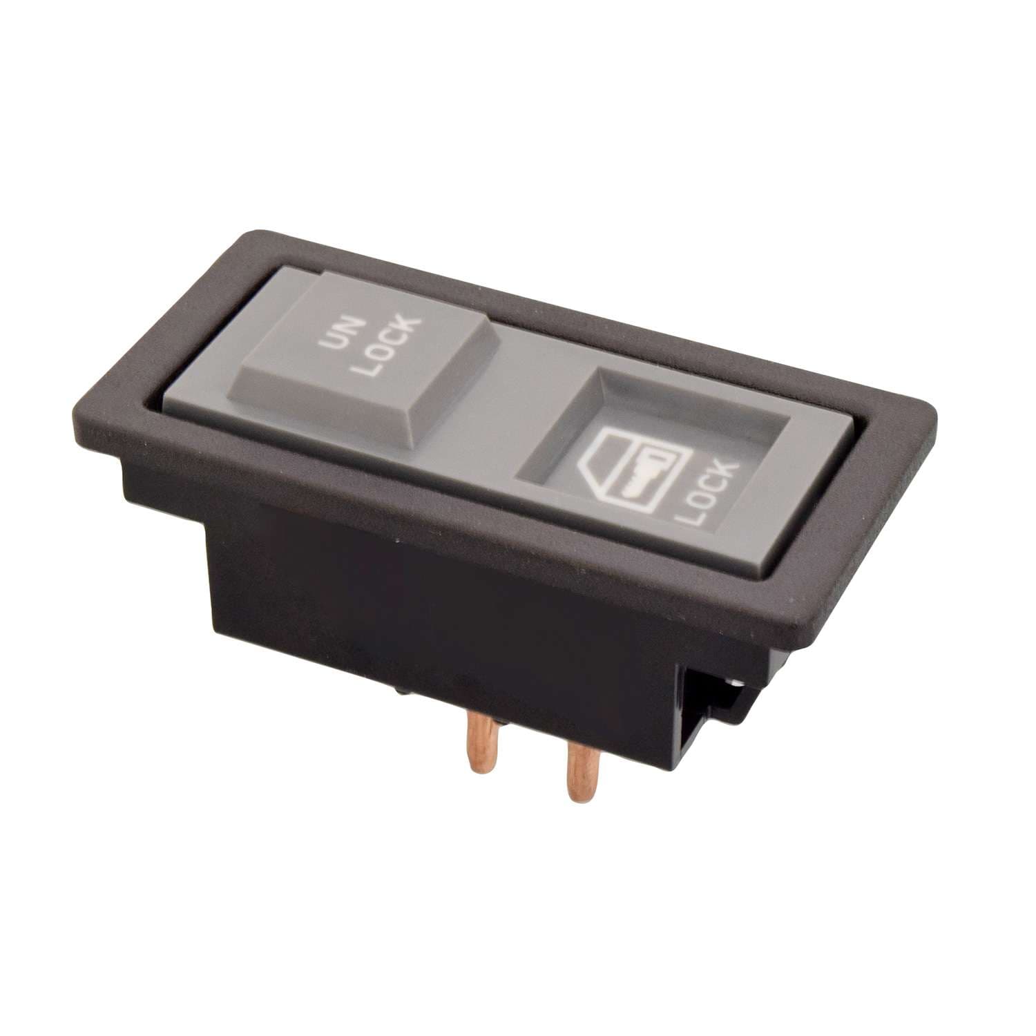 Control Electrico De Seguro Chevrolet Blazer (S10) 1992-1994 5 Pines Rectangulado 1 Tecla Gris 12V Tipo Original Tipo Original