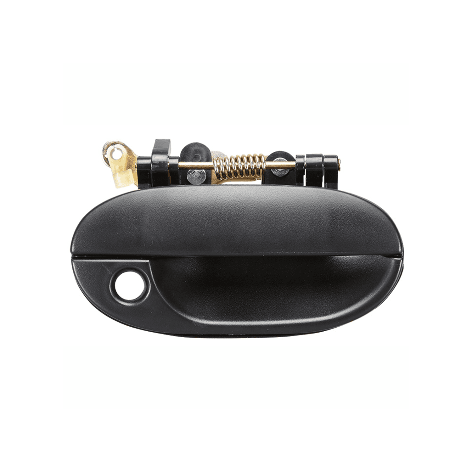 Manija Exterior Hyundai Accent 1998-1999 Corrugada Negra Plastico Derecha Delantera Hushan