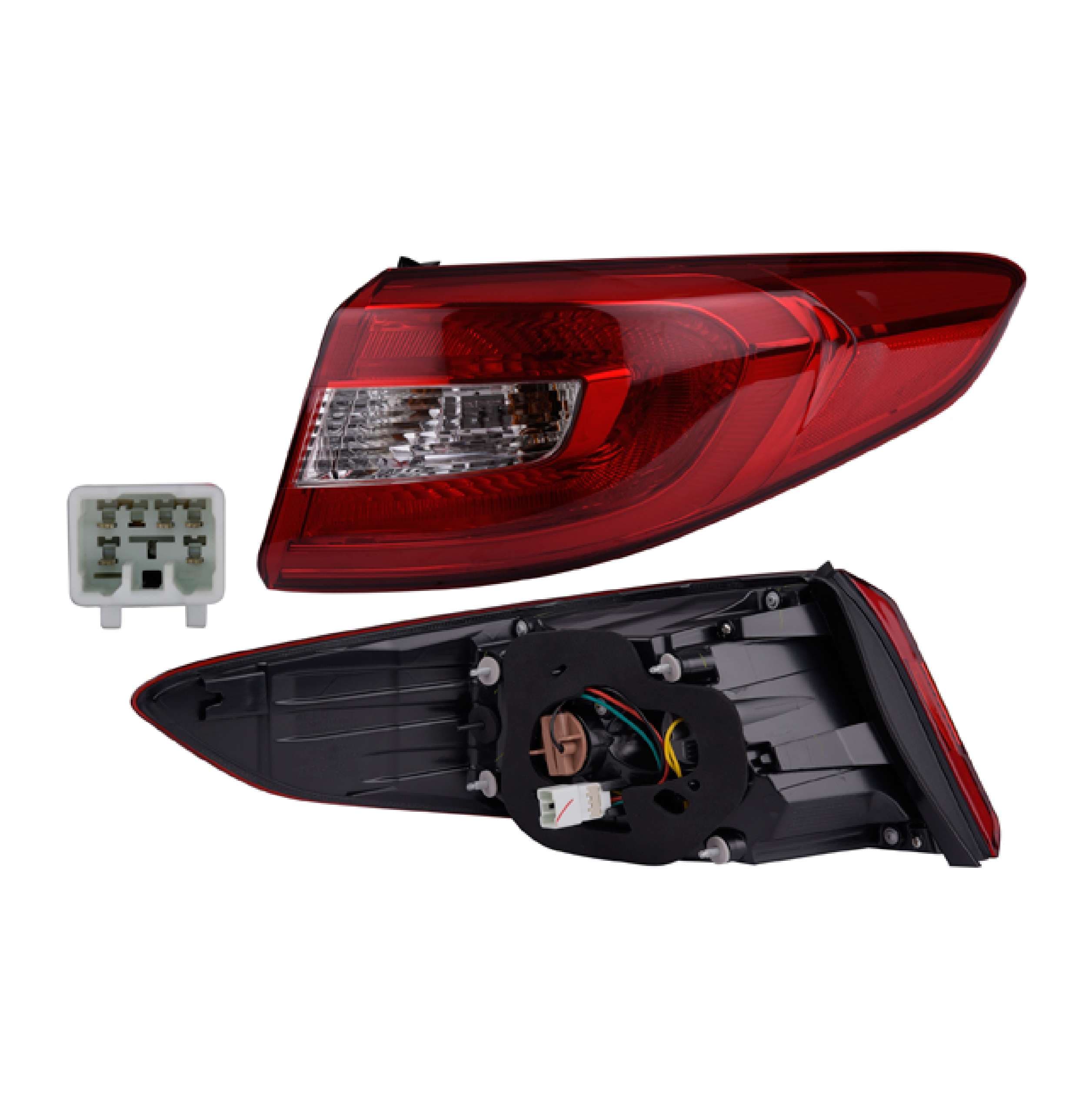 Calavera Exterior P/Hyundai Sonata 2015-2017 Depo Derecha