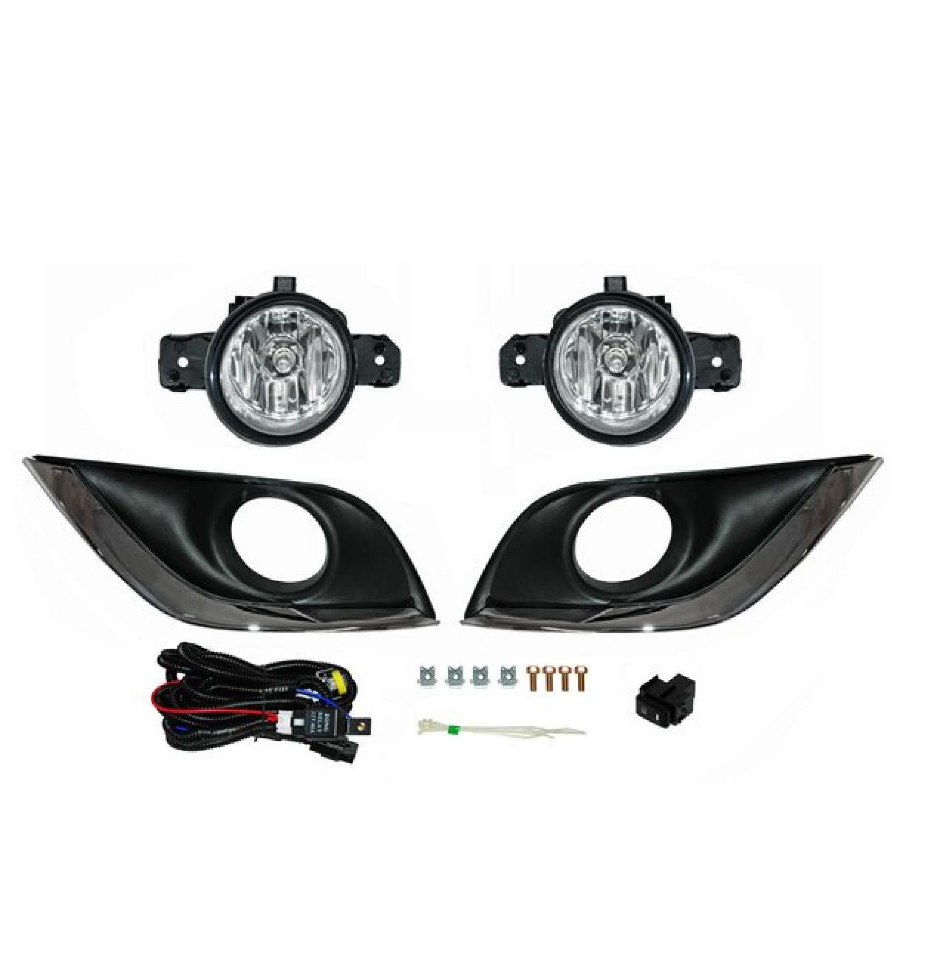 Faro Niebla Nissan Versa 2015-2019 Con Parrilla Juego