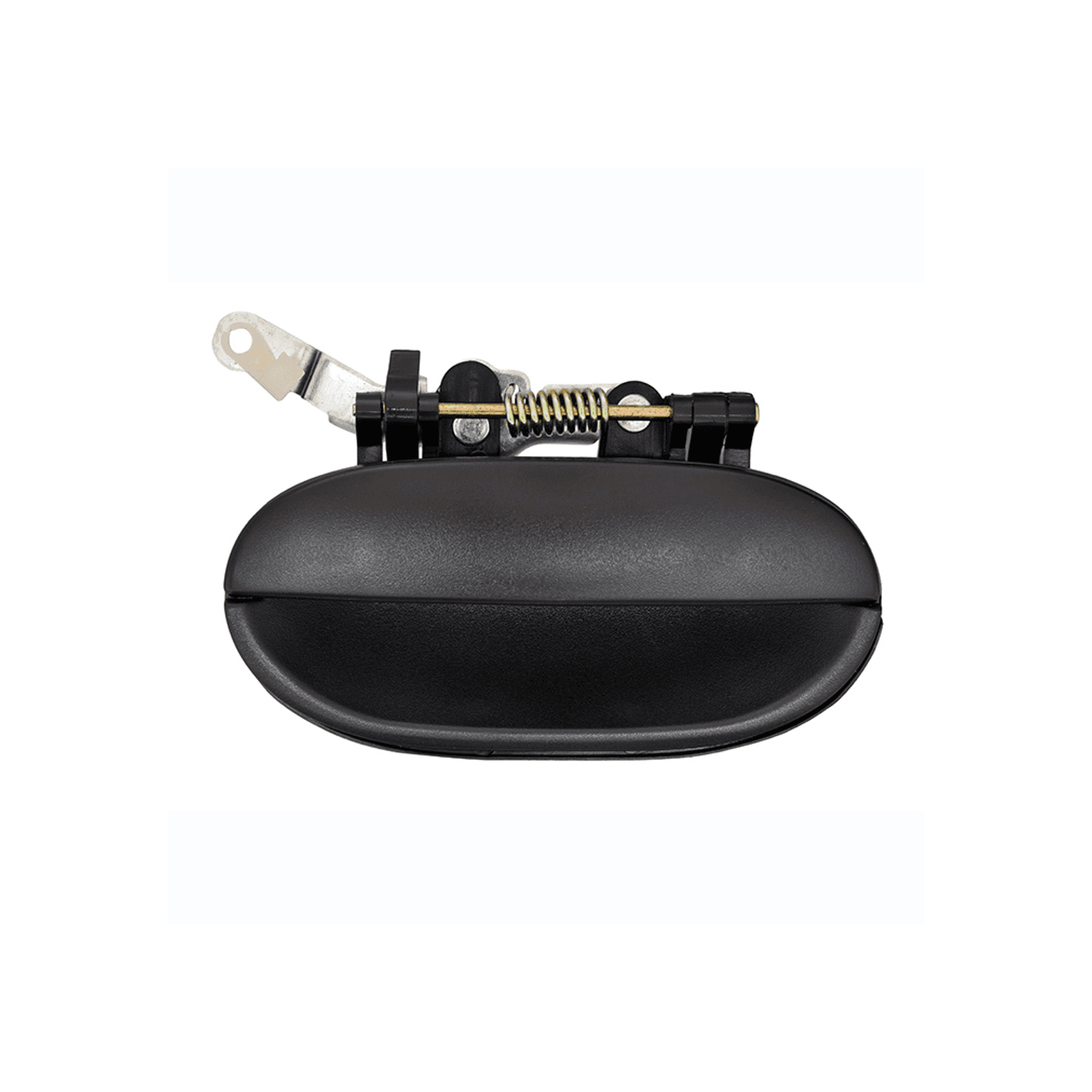 Manija Exterior Hyundai Accent 1995-1999 Corrugada Negra Plastico Derecha Trasera Hushan