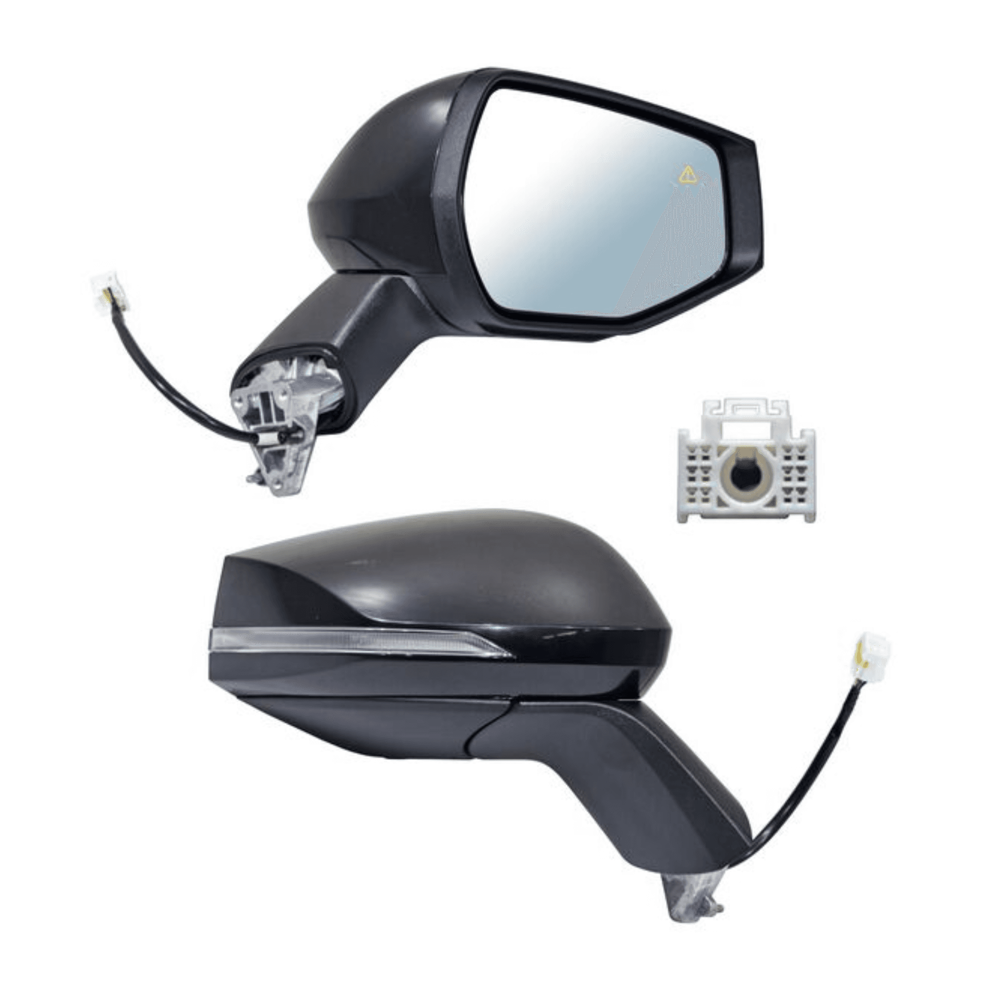 Espejo Para Kia Sportage 2023-2027 Electrico Para Pintar Base Porosa Con Desempañante Con Direccional Con Sensor Punto Ciego 8 Pines Derecho