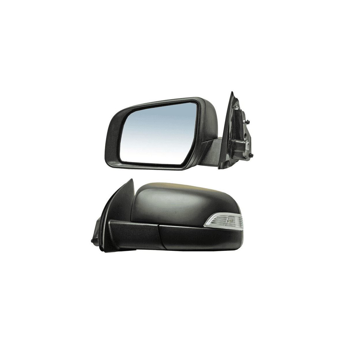 Espejo Ford Ranger 2013-2020 Electrico Con Direccional Negro 5 Pines Izquierdo