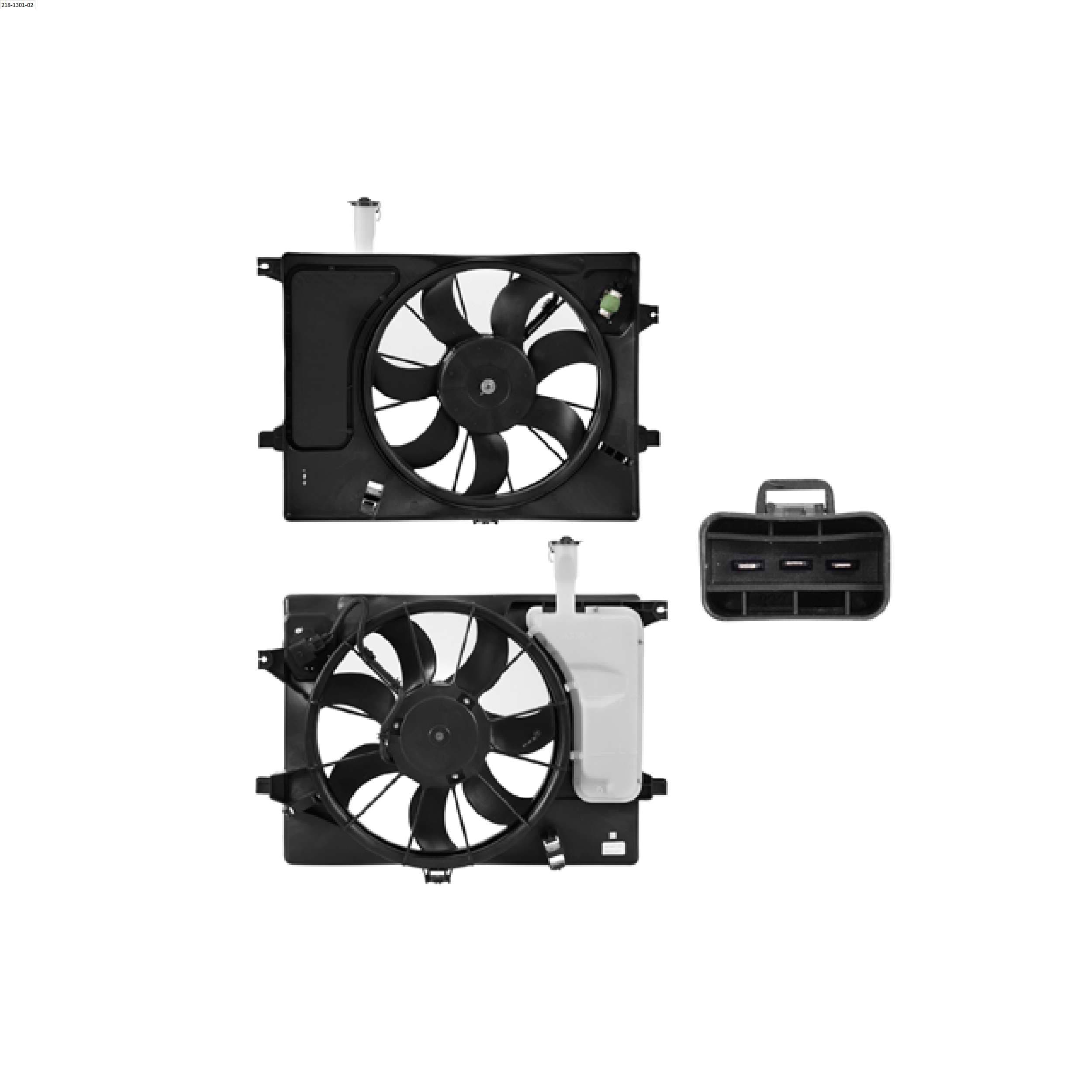 Motoventilador 3 Pines P/Hyundai Elantra 1.8L / 2.0L 2011-2013 / P/Kia Forte 2014