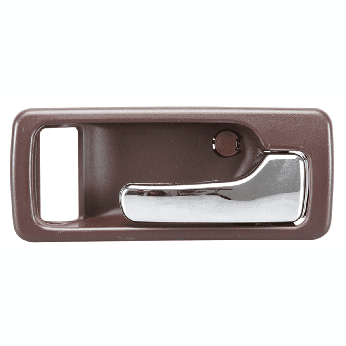 Manija Interior Honda Accord 2P Coupe 1990-1993 Con Hoyo Para Seguro Manual Cafe/Cromado Plastico Derecha Delantera Hushan