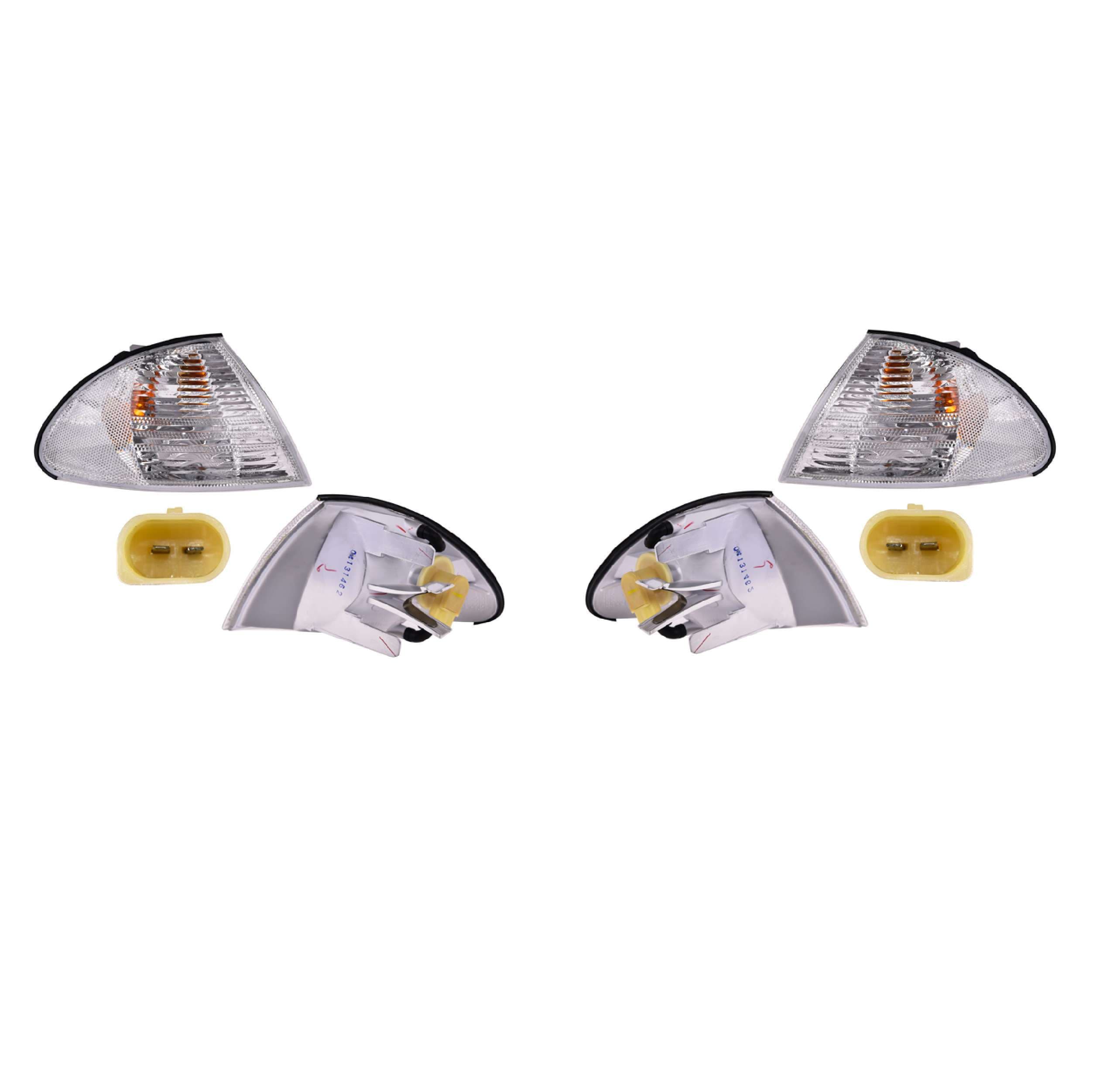 Par Cuartos Punta Bmw Serie 3 Sedan Blanco 1999-2002 Depo