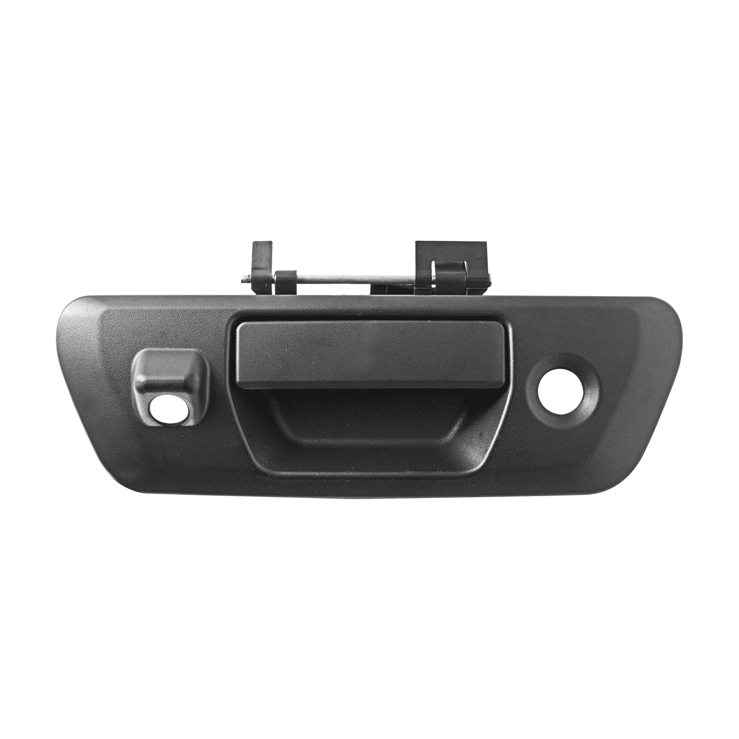 Manija De Tapa Nissan Frontier 2016-2022 Con Hoyo Para Llave / Con Hoyo Para Camara Corrugada Negra Plastico Hushan