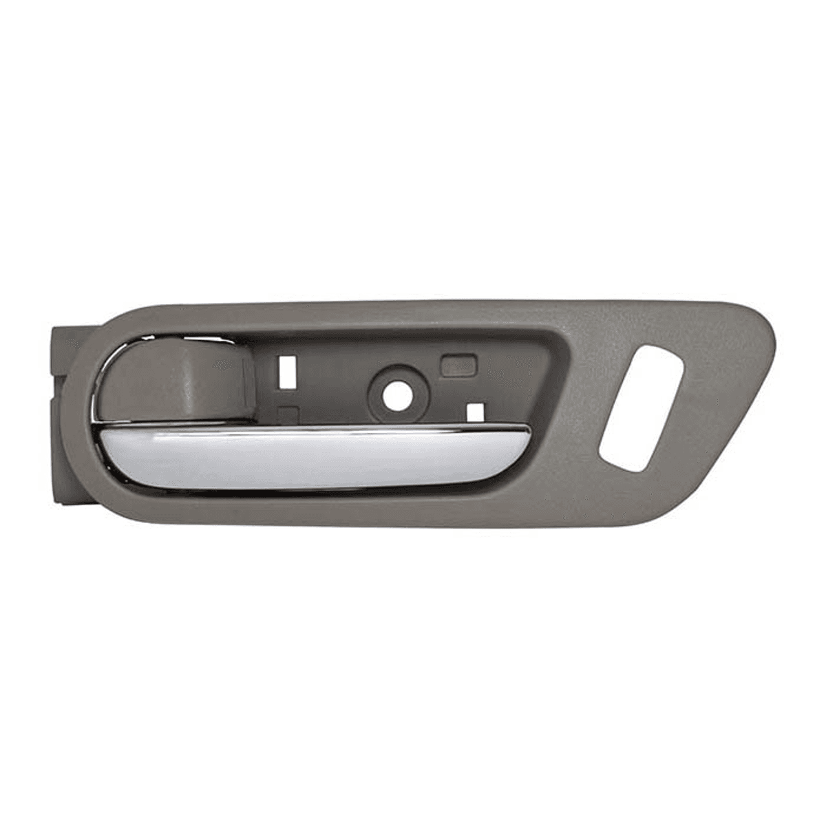 Manija Interior Mazda 6 2009-2013 Con Hoyo Para Seguro Beige/Cromada Plastico Izquierdo Delantera Hushan