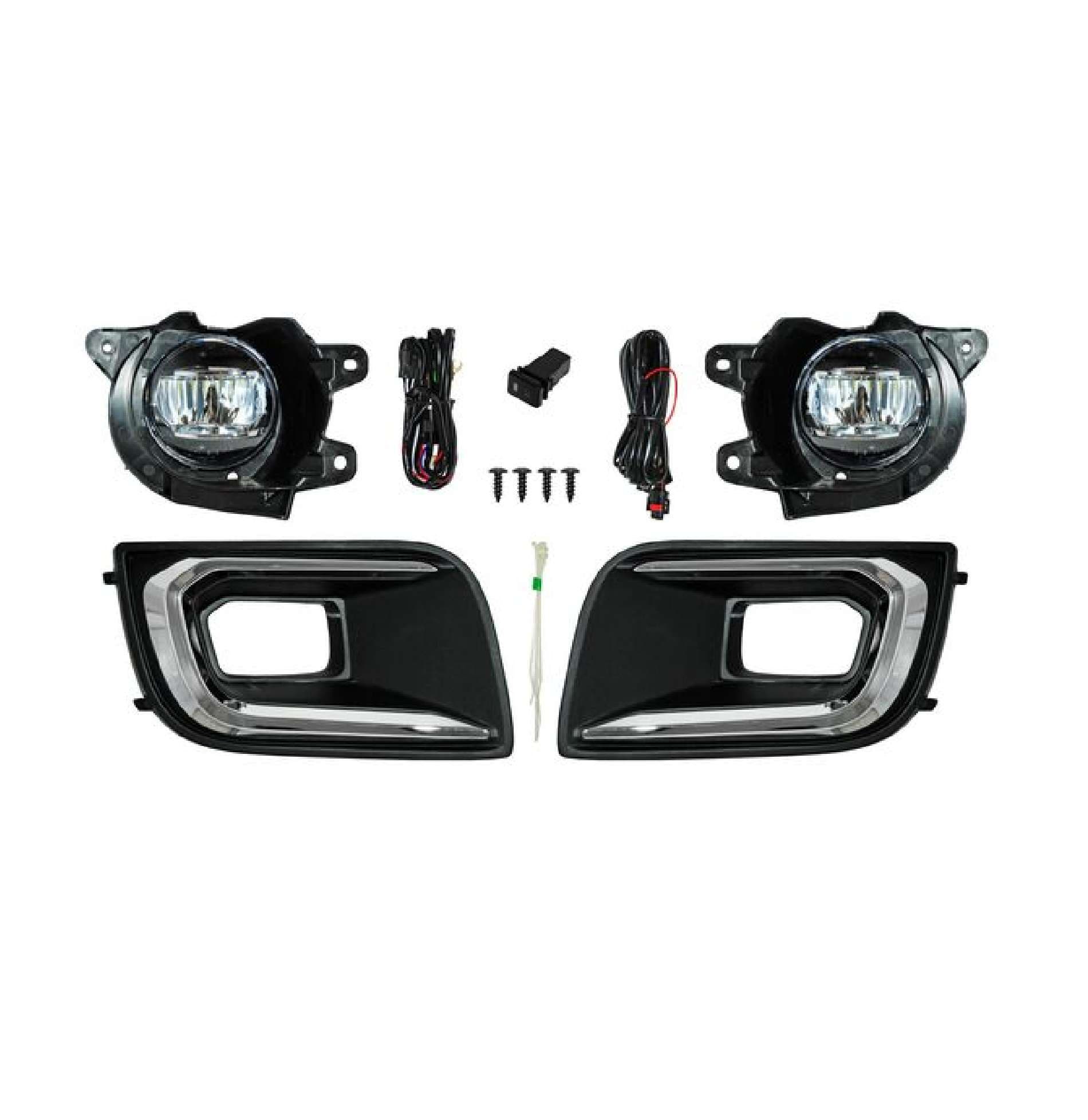 Faro Niebla Toyota Sequoia 2018-2019 Leds Con Base Juego