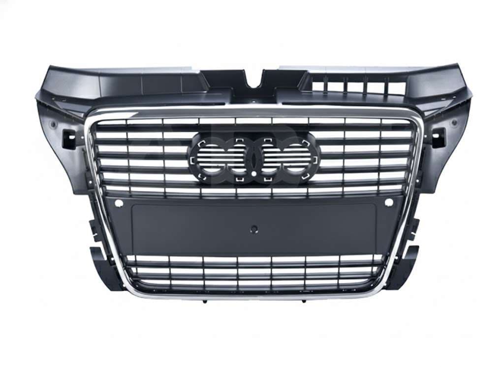 Parrilla Para Sensor Moldura Cromada Audi A3 2009-2013