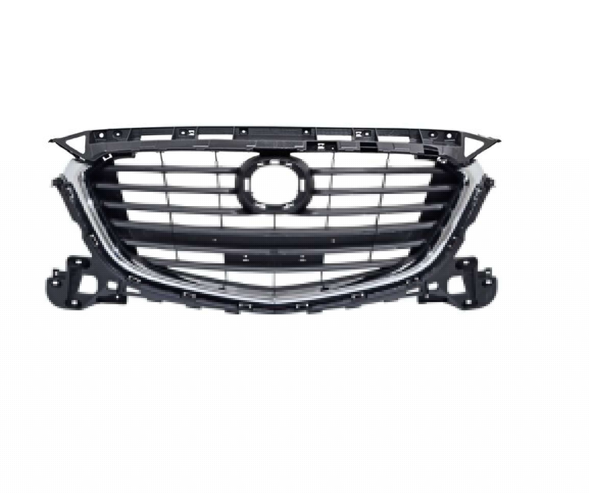 Parrilla Mazda 3 2017 2018 Con Moldurau Cromada Con Moldura Inserto