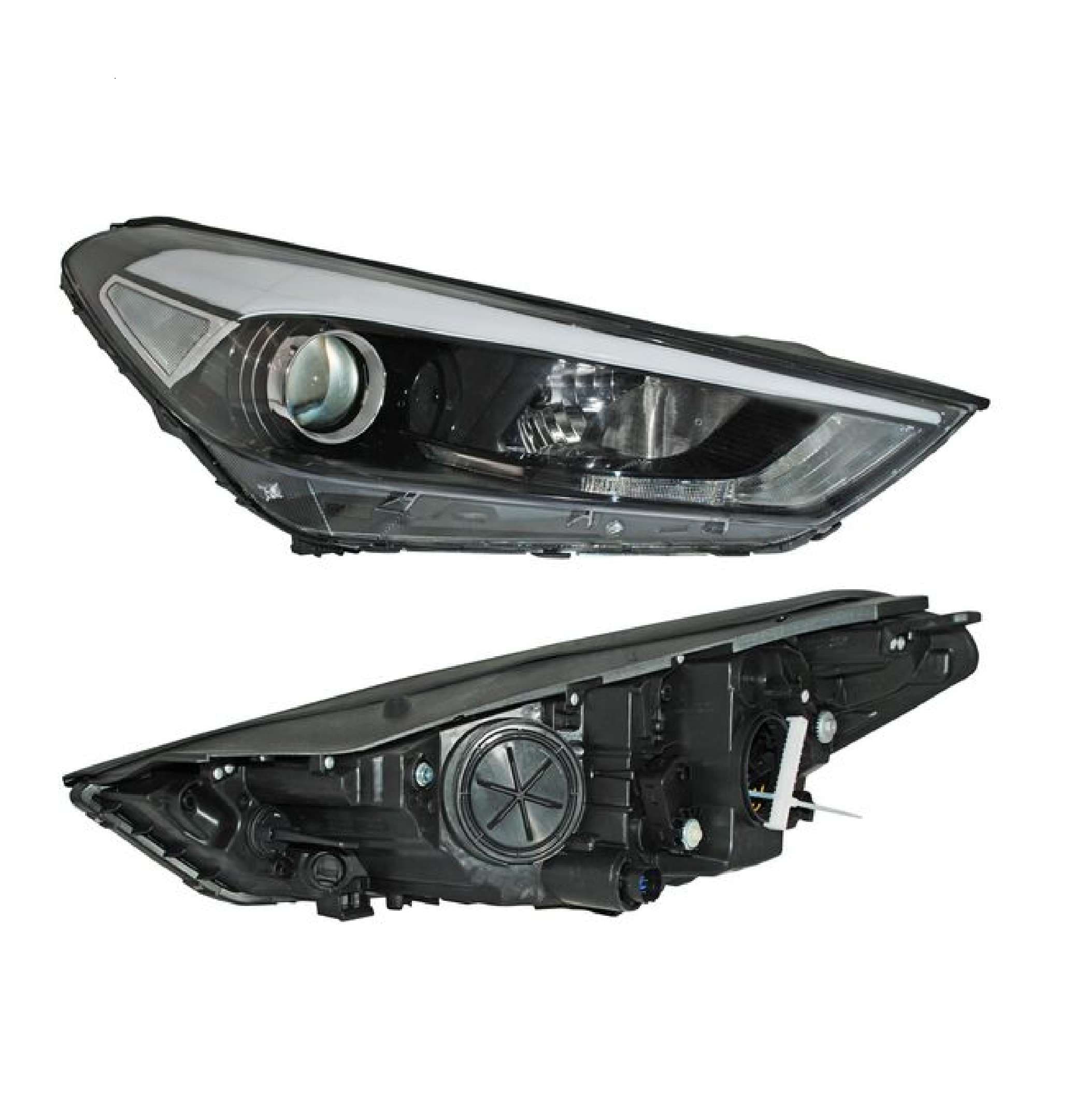Faro Para Hyundai Tucson 2016-2018 Electrico Con Motor Derecho