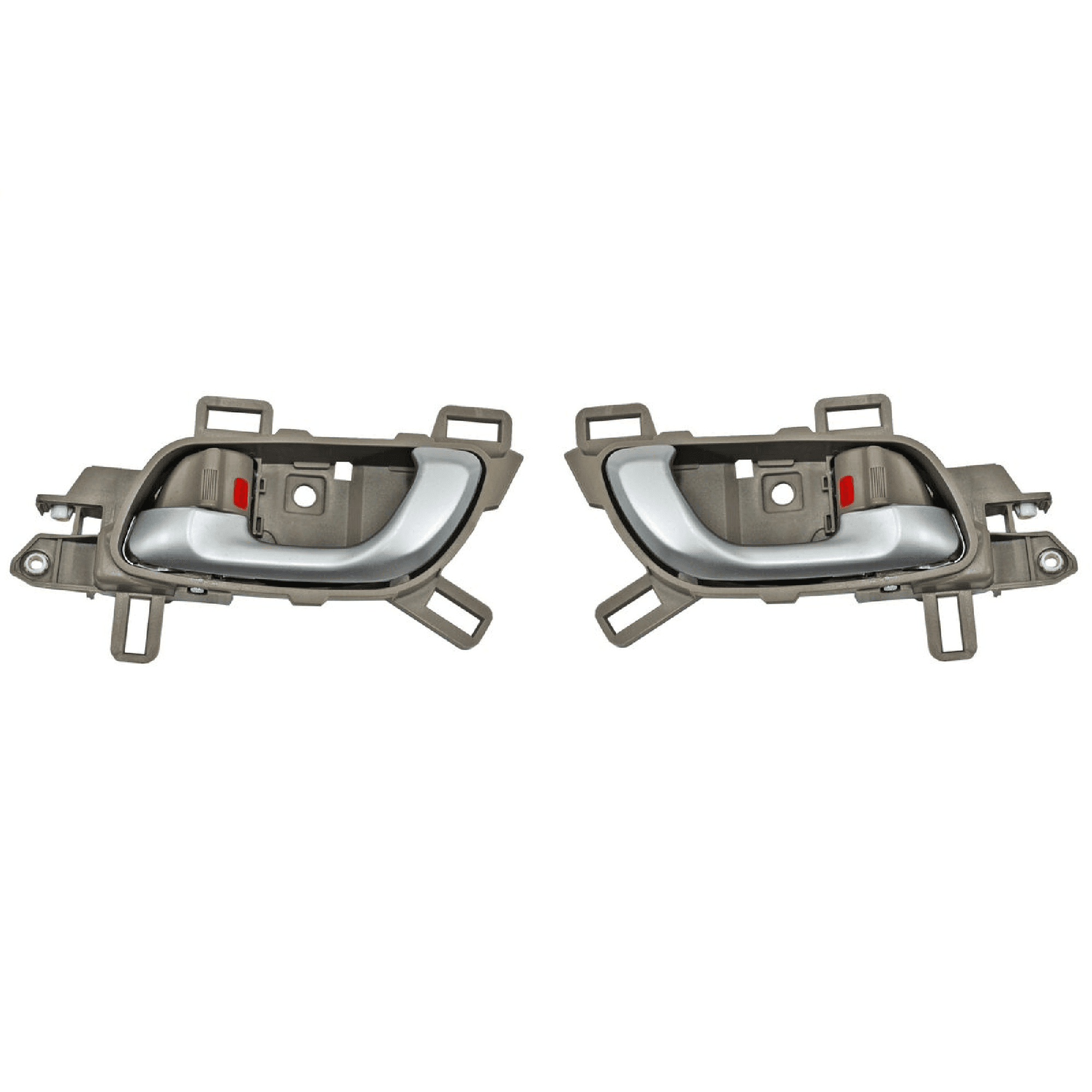 Par Manijas Interiores Honda Civic Lx 2012-2013 Beige/ Plata Delantera/ Trasera Plastico