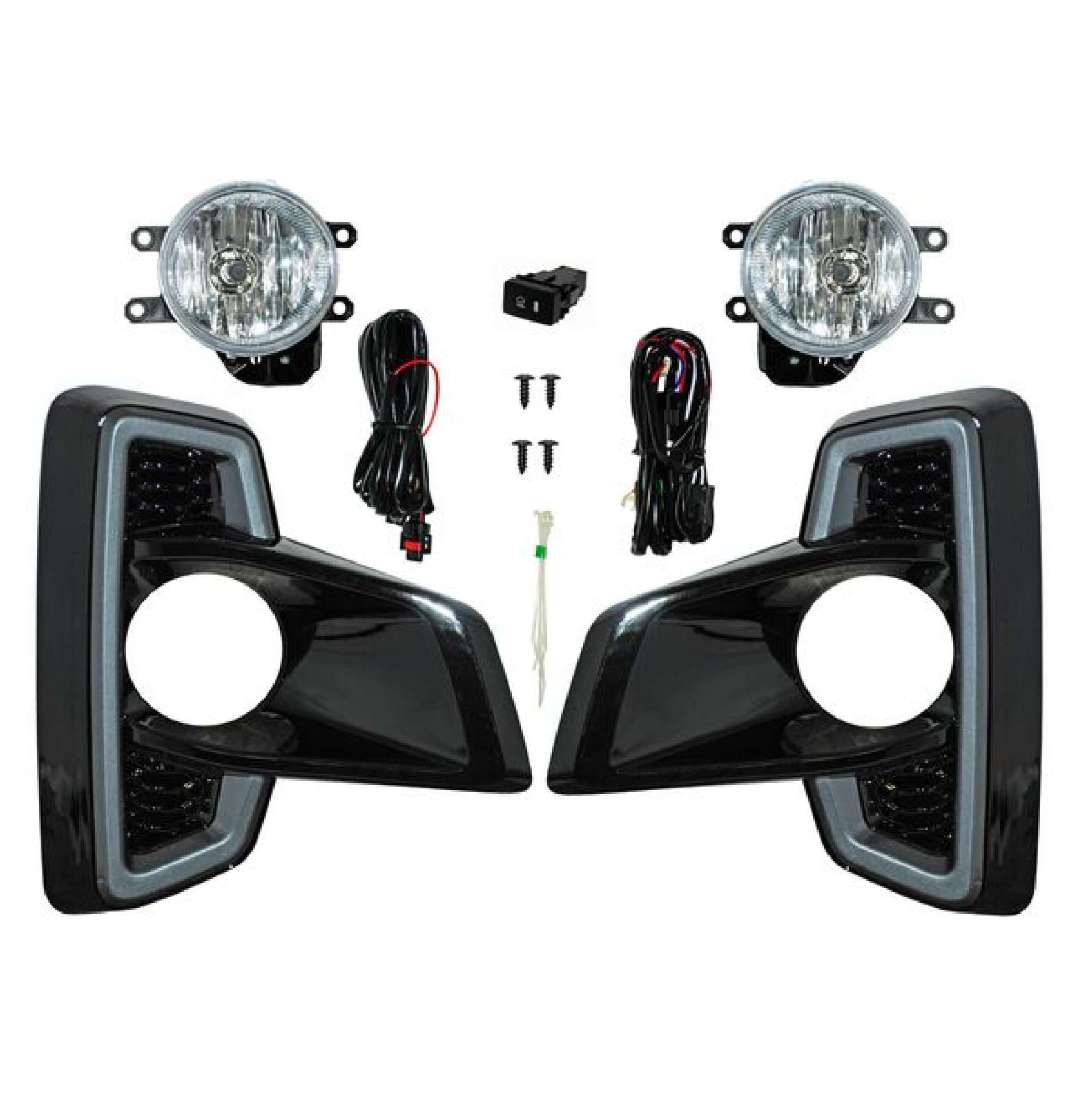 Faro Niebla Toyota Hilux Rocco/Revo 2019-2020 Con Parrilla Juego