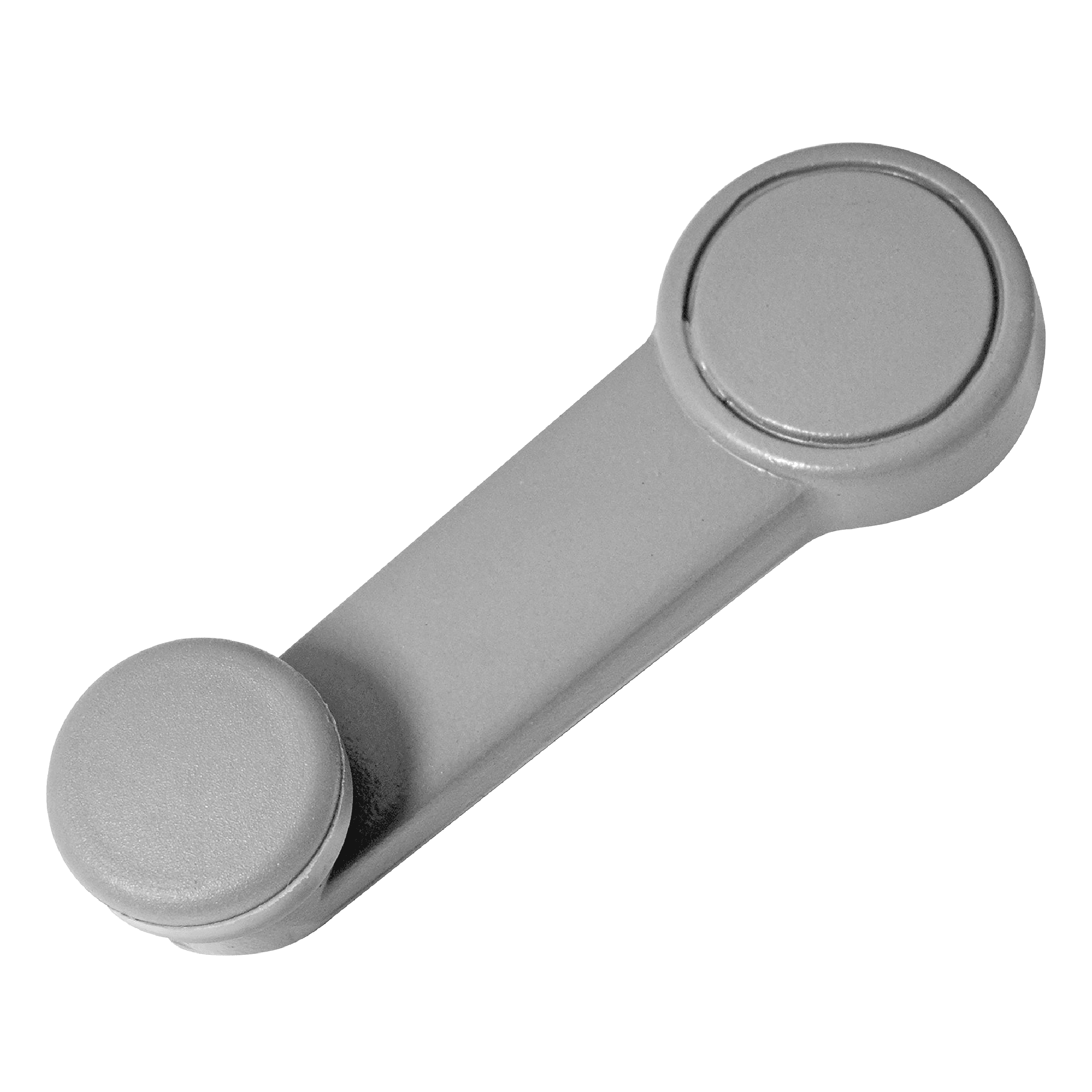 Manija De Elevar Ford Ecosport 2004-2012 Gris Base Toda Metal Gris