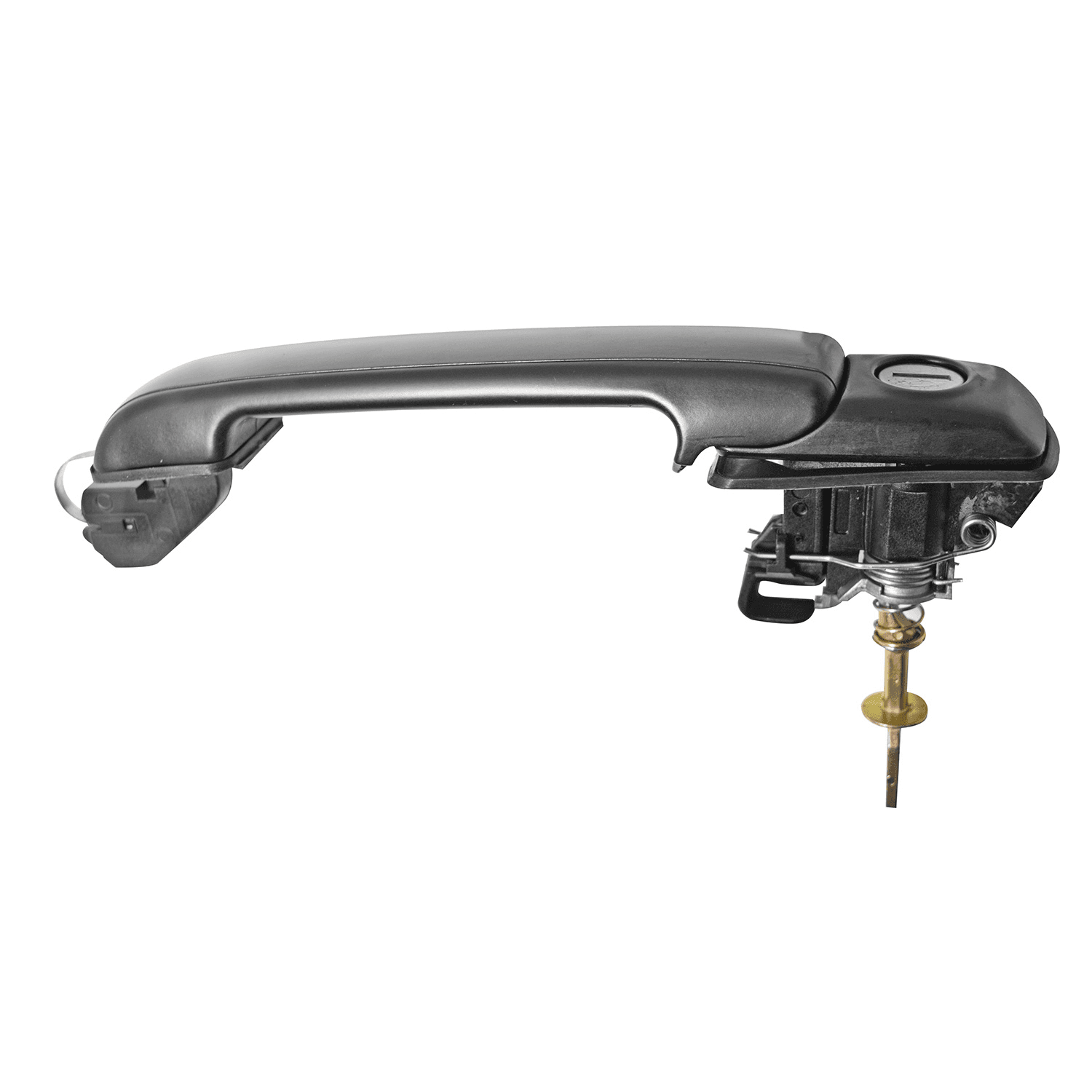 Manija Exterior Volkswagen Pointer 4P 1997-1999 Con Tope Lisa Negra Plastico Delantera Derecha/Izquierda Hushan