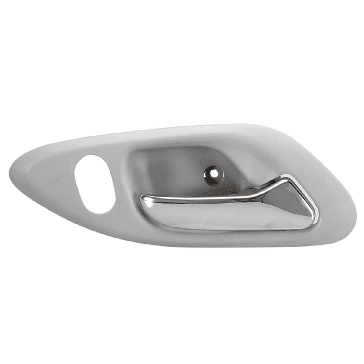 Manija Interior Honda Accord 2P Coupe 1998-2002 Con Hoyo Para Seguro Gris Claro/Cromado Plastico Derecha Delantera Hushan