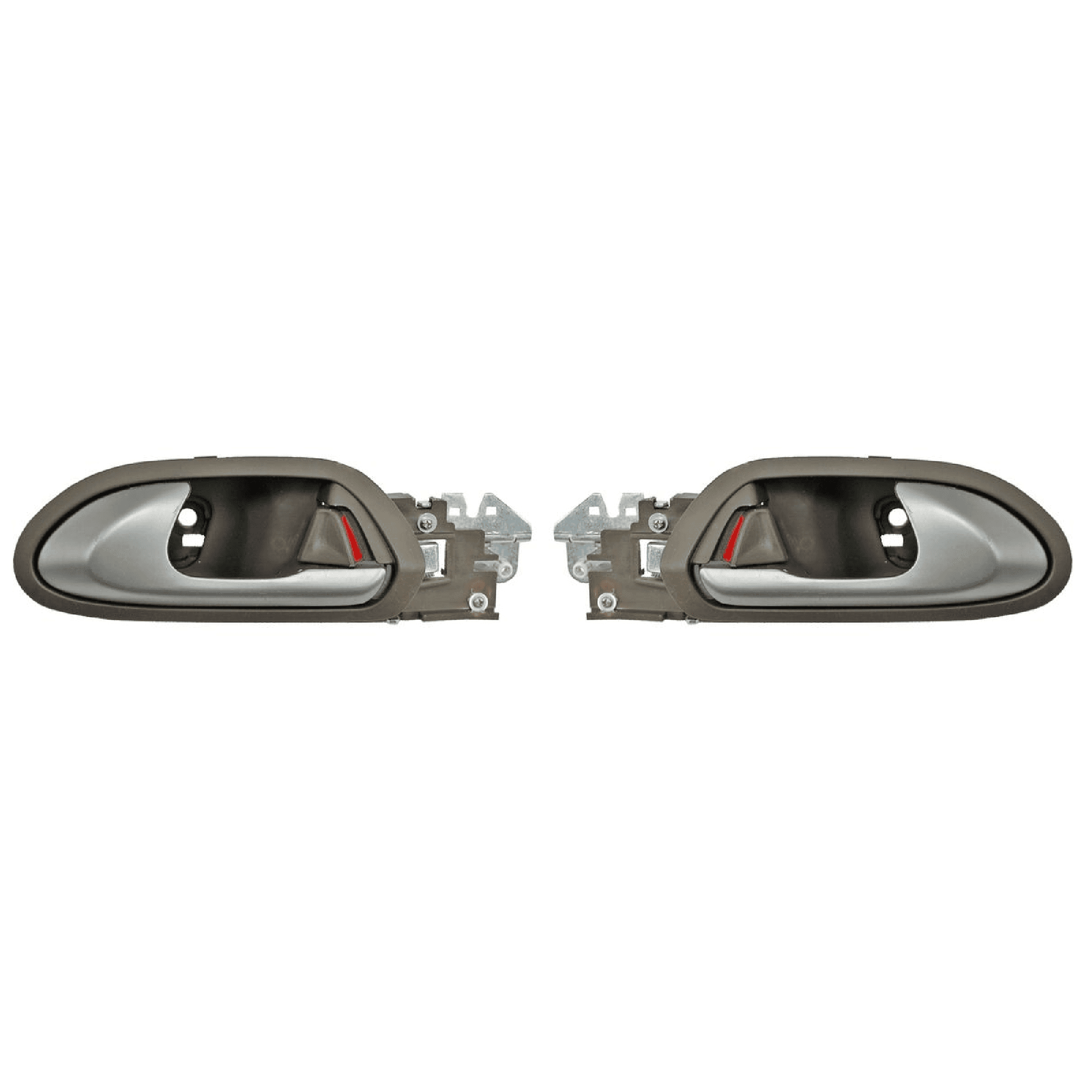 Par Manijas Interiores Honda Civic 2006-2011 Cafe/ Plata Delantera Plastico