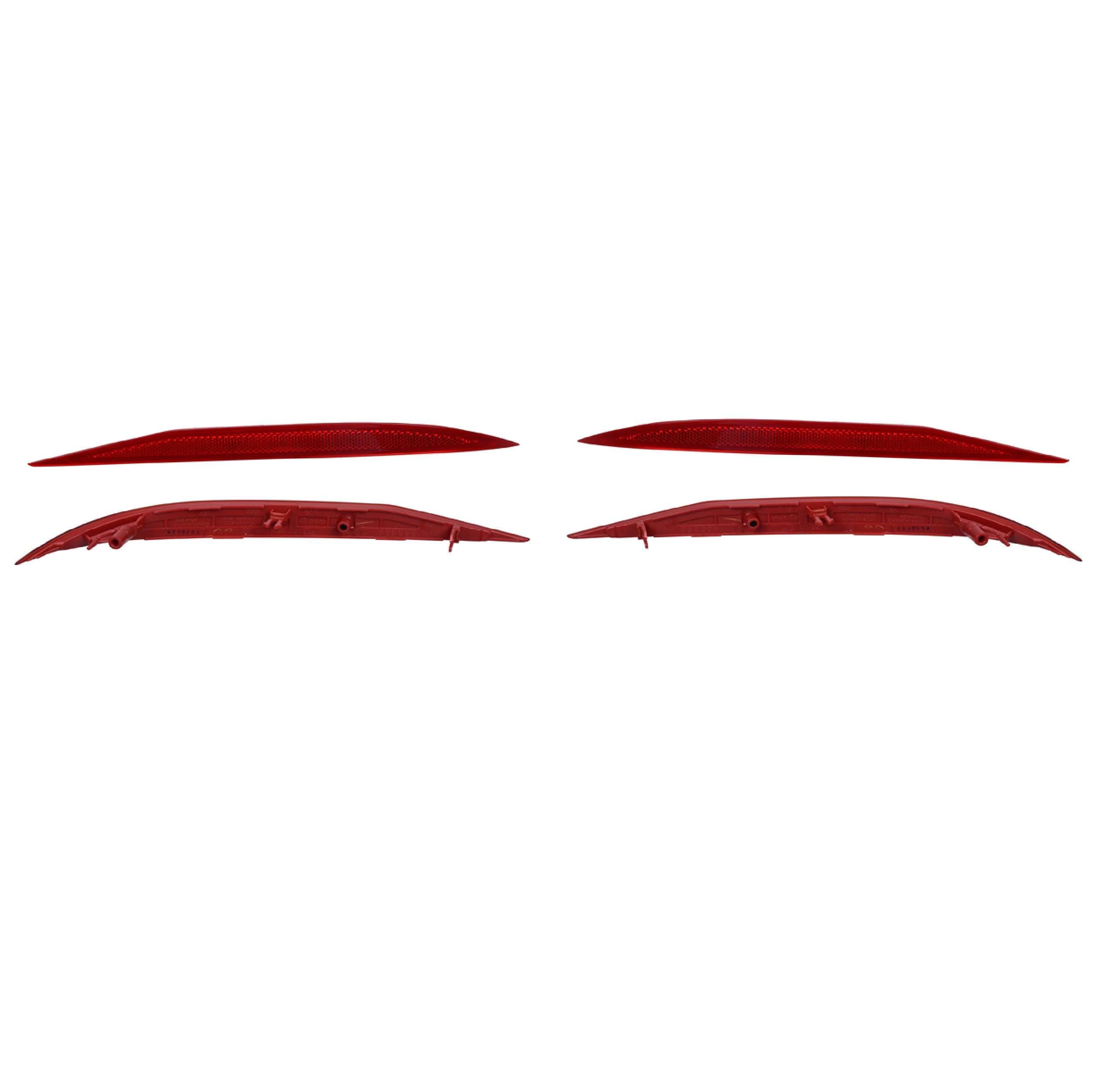 Par Cuartos Reflejante Traseros P/Hyundai Elantra Hybrid/Gls/Limited 2.0  2021-2023 Depo