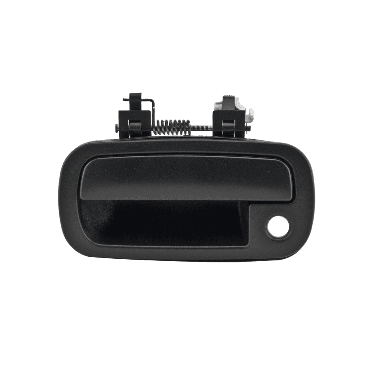 Manija Exterior Nissan Frontier Usa Type 1998-2004 Con Hoyo Para Llave Corrugada Negra Plastico Izquierdo Delantera Hushan